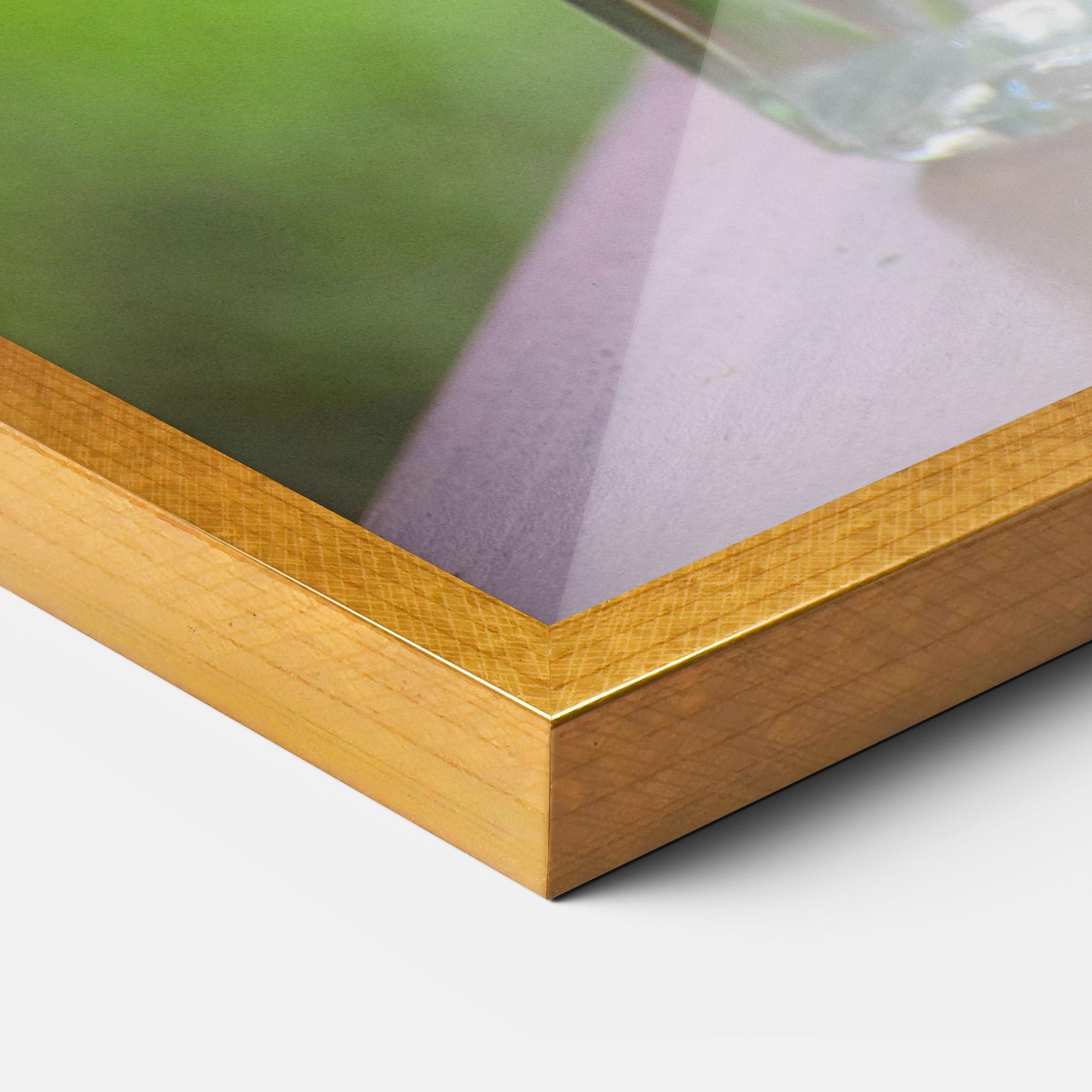 Gerahmte Poster Pink Flower Vase mockup 3