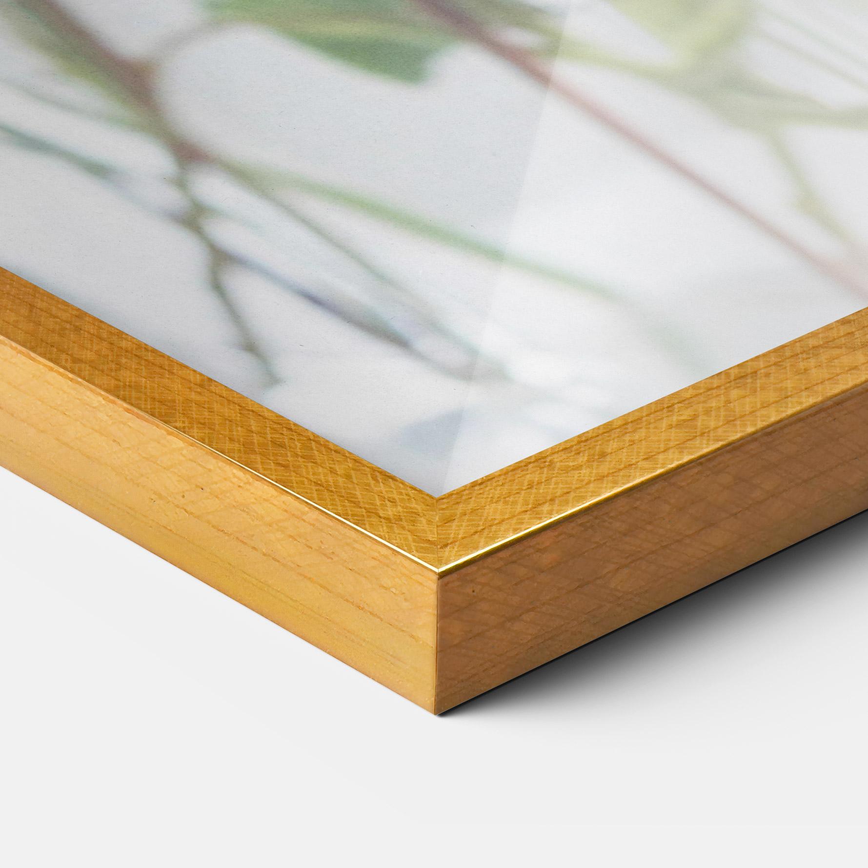 Gerahmte Poster Pink Rose Vase mockup 3