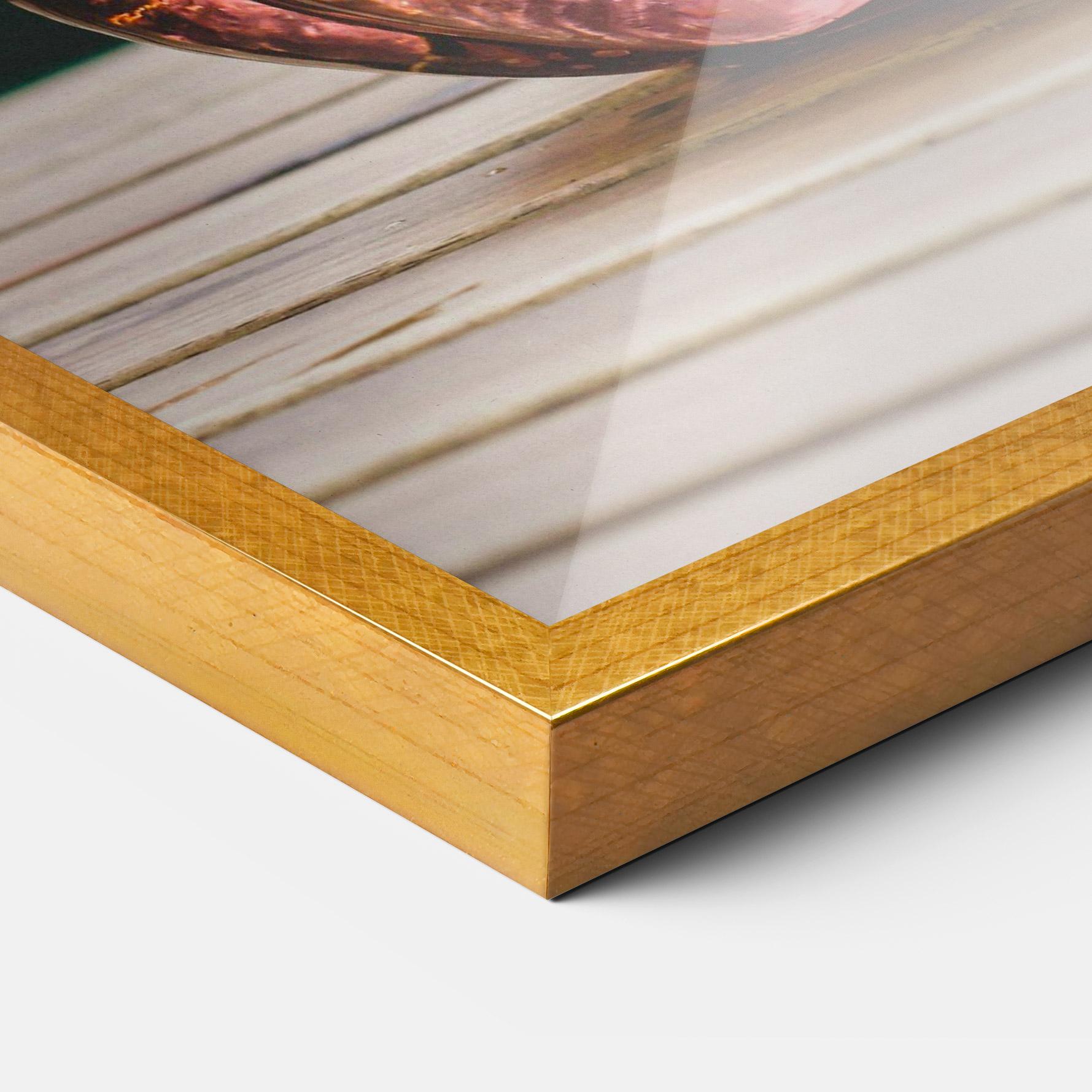 Gerahmte Poster Pink Vase Flower mockup 3