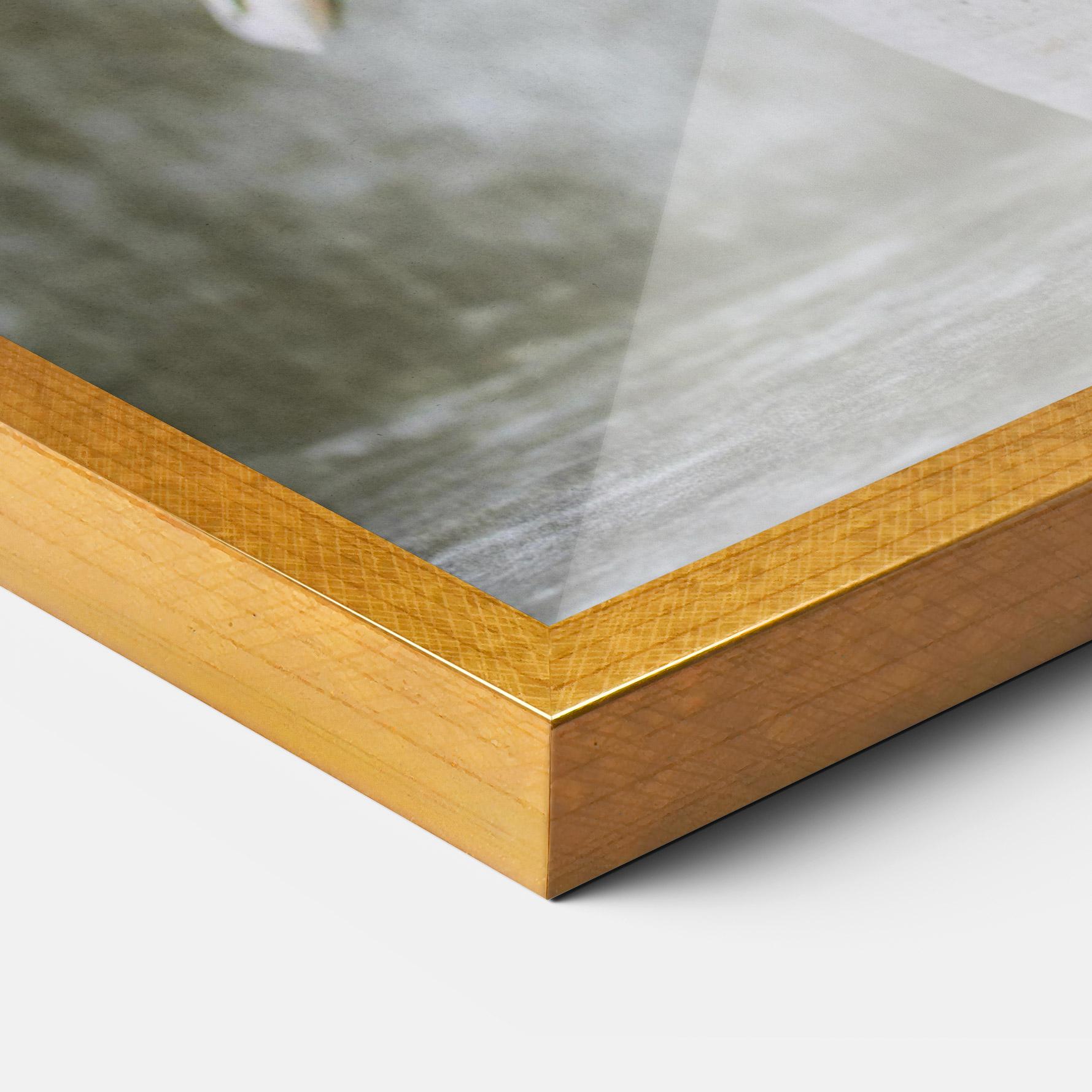 Gerahmte Poster Rose Vase mockup 3