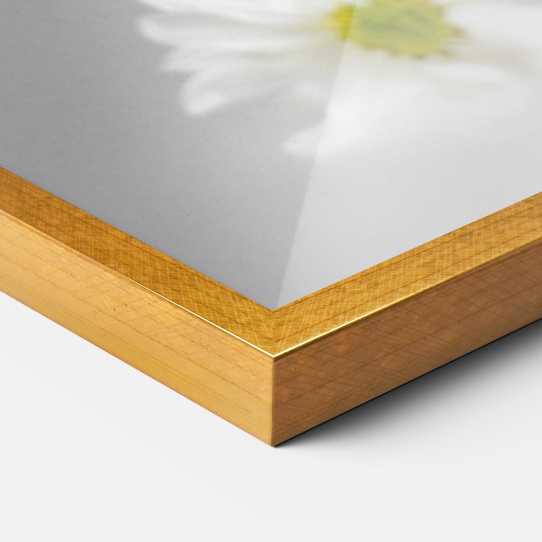 Gerahmte Poster Transparent Vase mockup 3