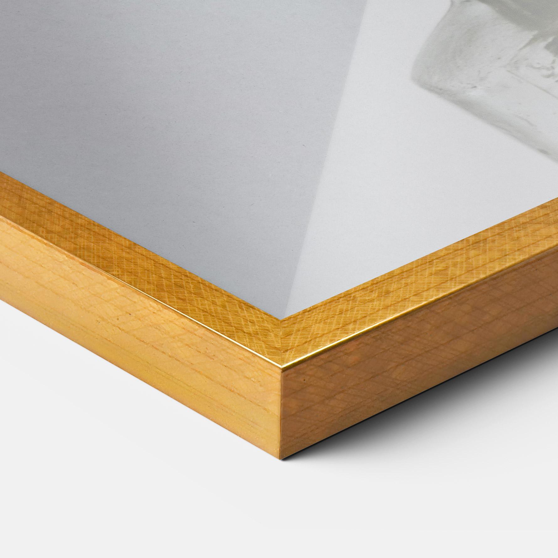 Gerahmte Poster White Flower Vase mockup 3