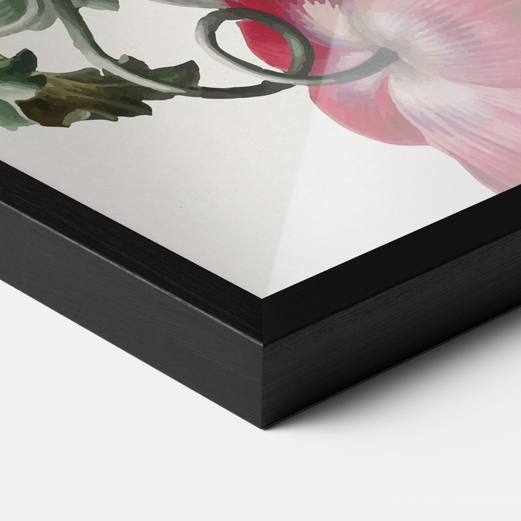 Gerahmte Poster Butterfly Vase mockup 3