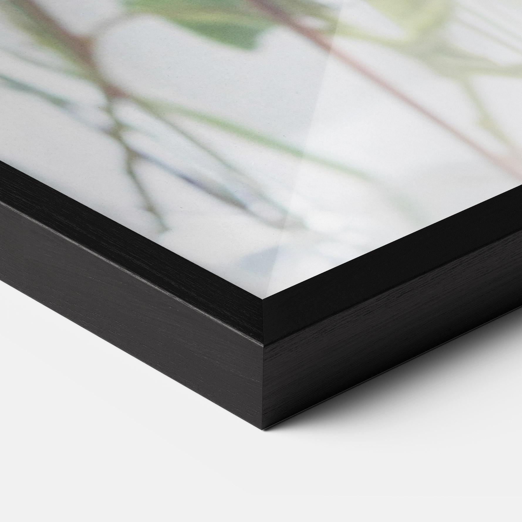 Gerahmte Poster Pink Rose Vase mockup 3