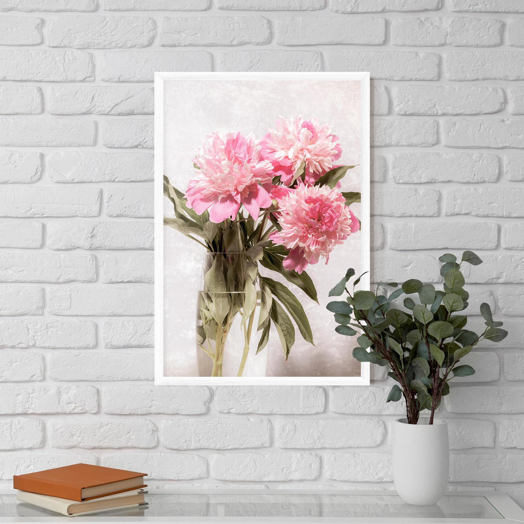 Gerahmte Poster Bouquet Vase mockup 5
