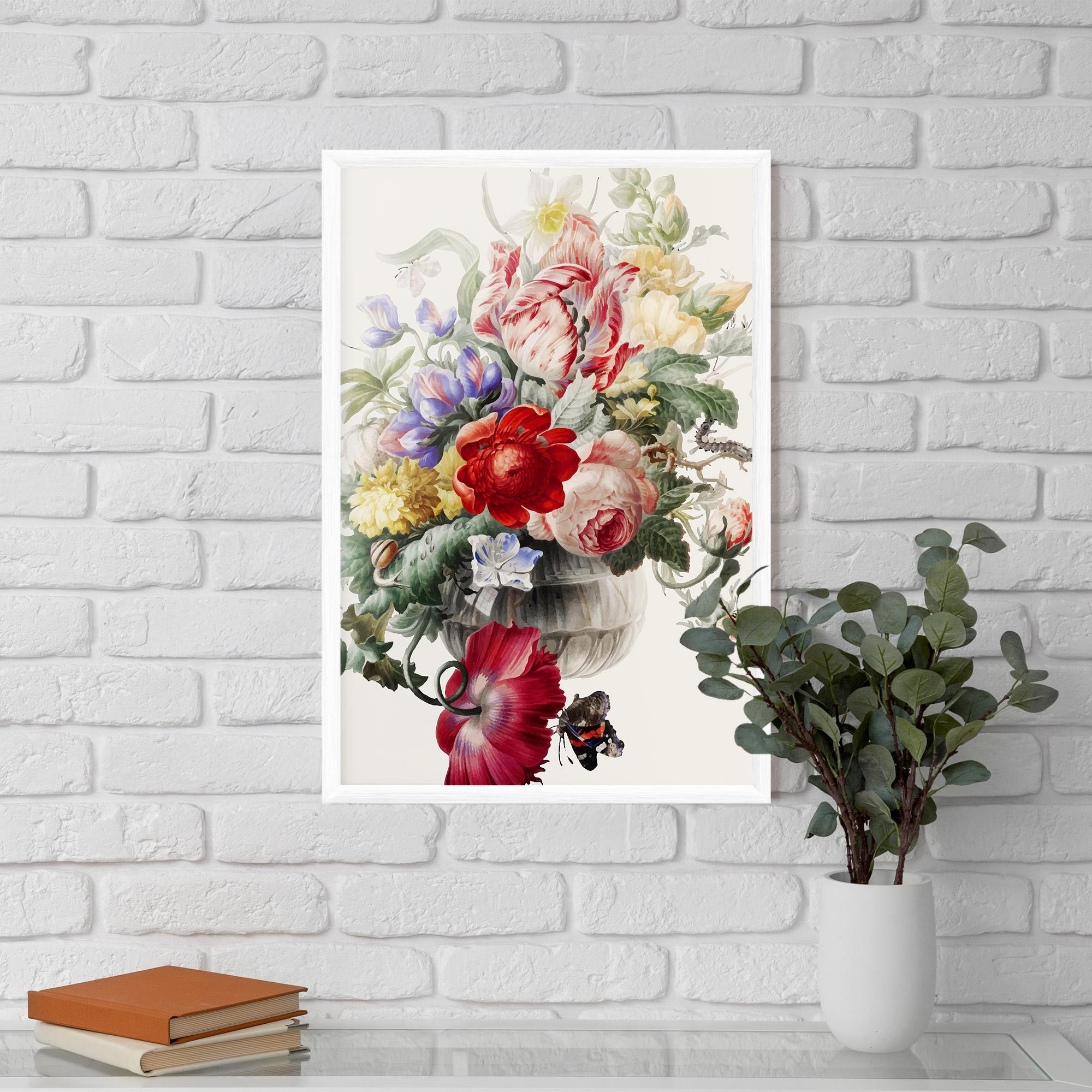 Gerahmte Poster Butterfly Vase mockup 5