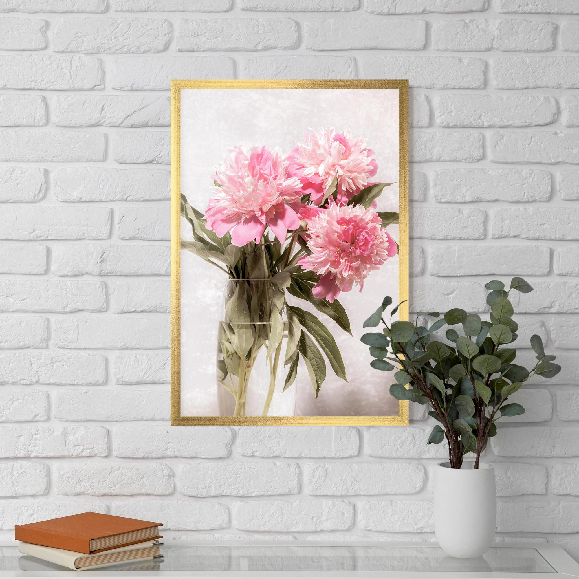 Gerahmte Poster Bouquet Vase mockup 5