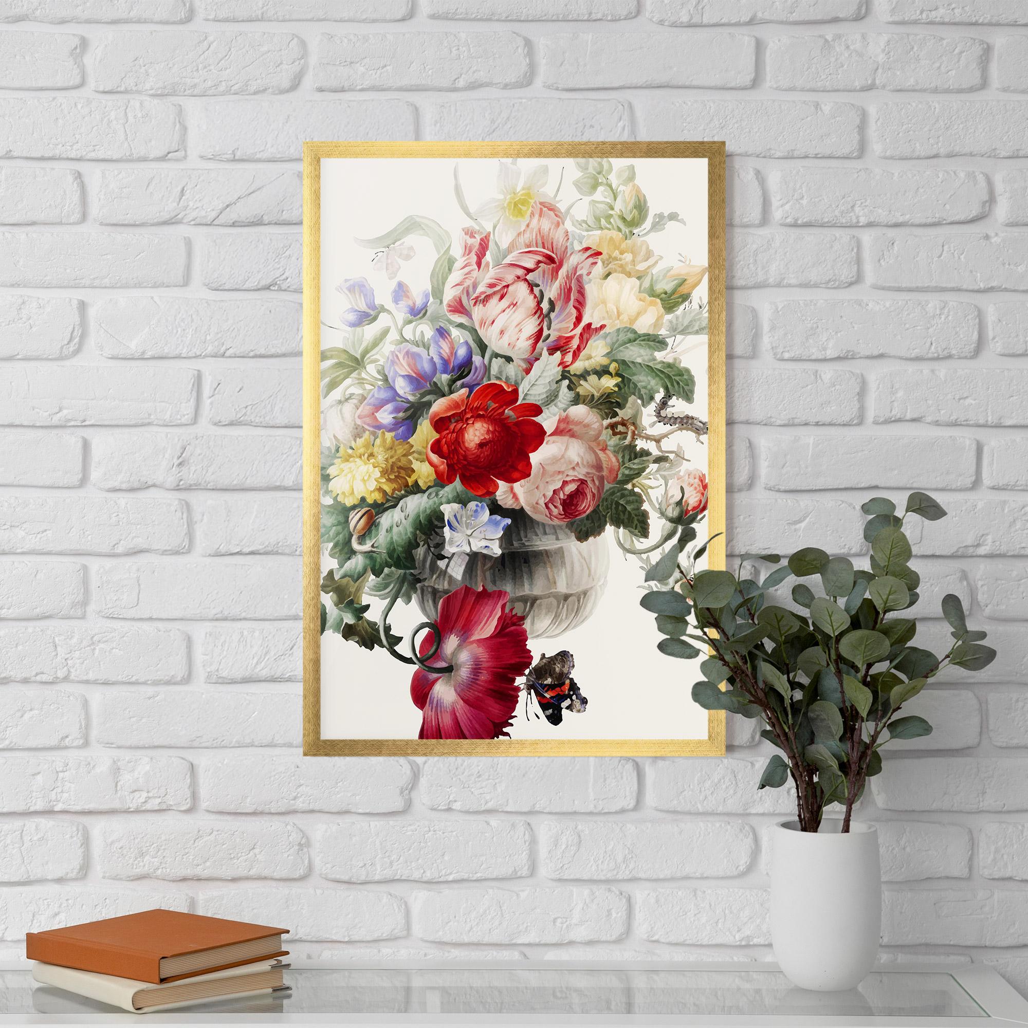 Gerahmte Poster Butterfly Vase mockup 5