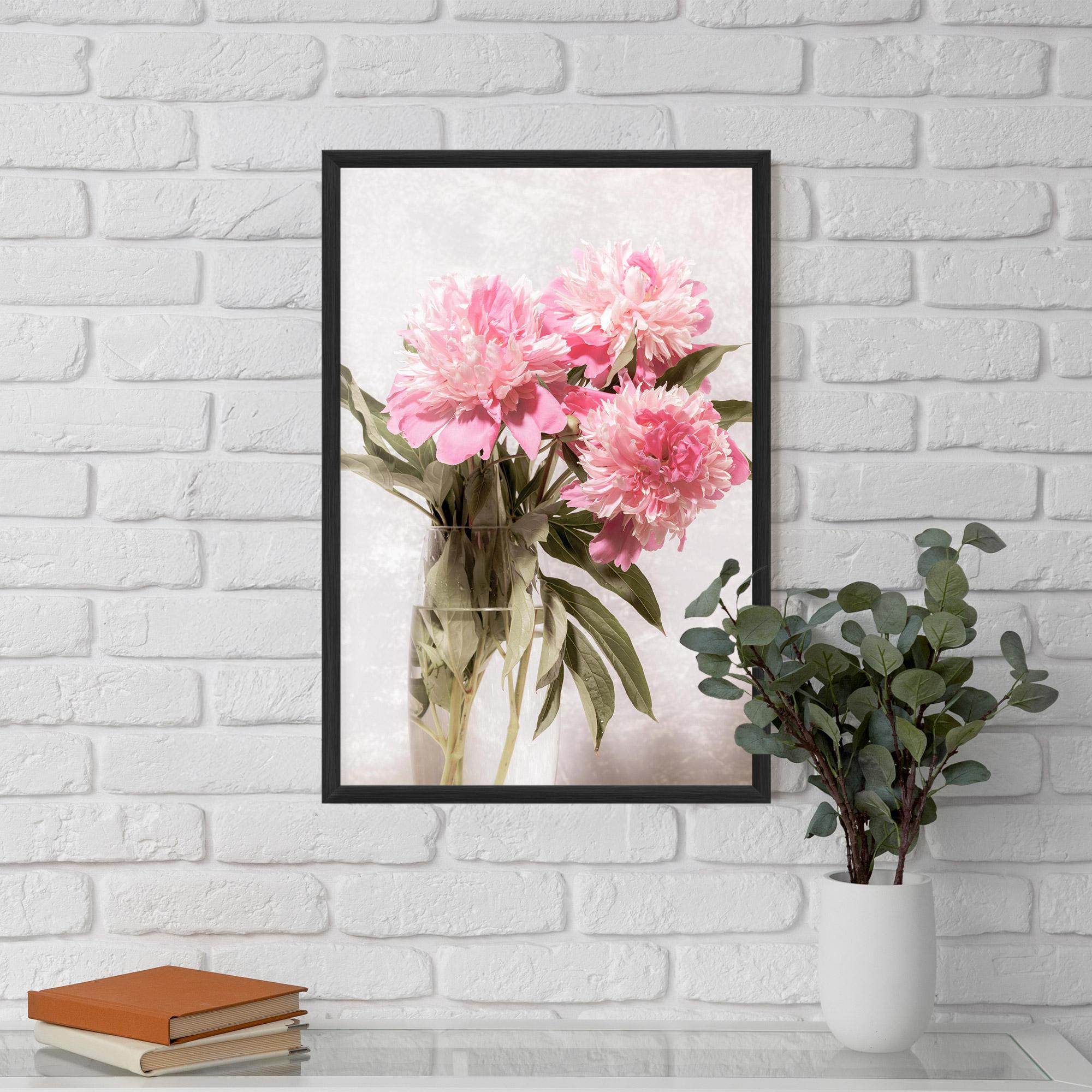 Gerahmte Poster Bouquet Vase mockup 5