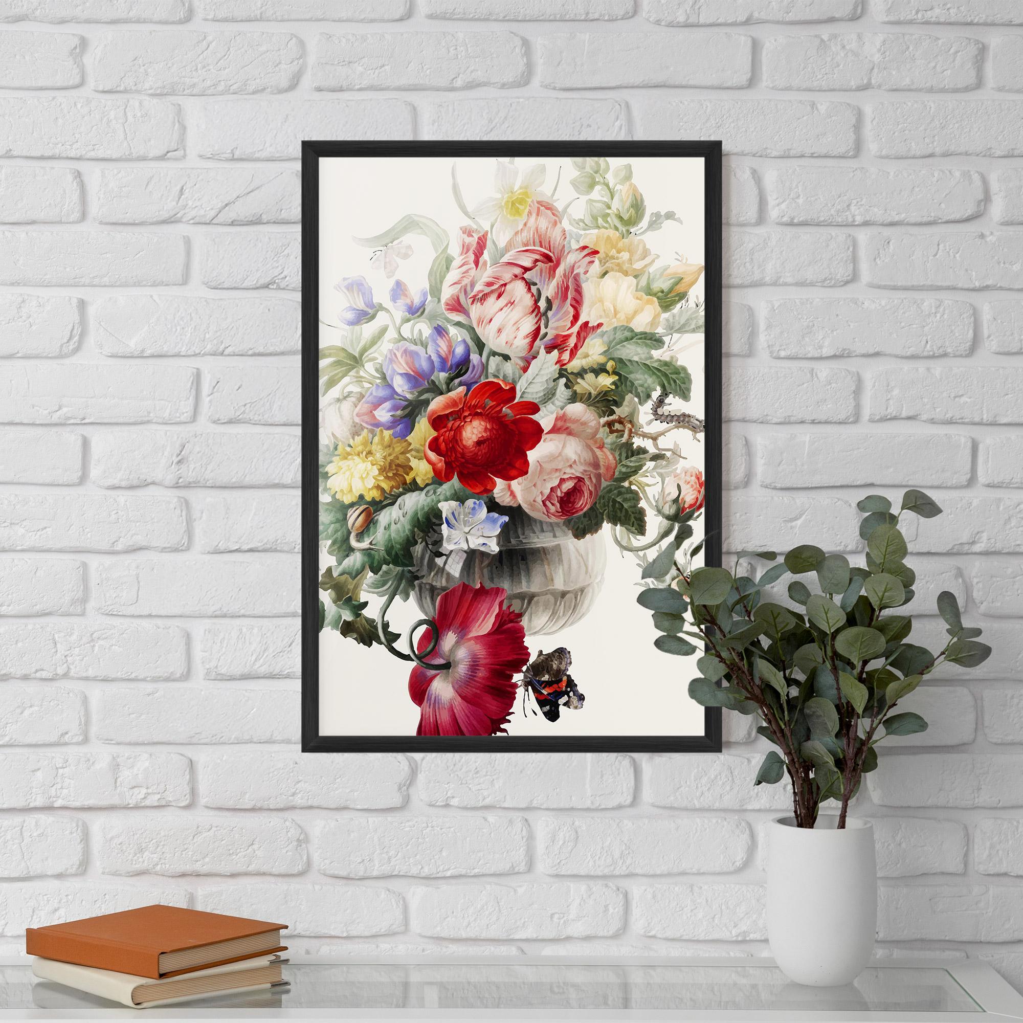 Gerahmte Poster Butterfly Vase mockup 5