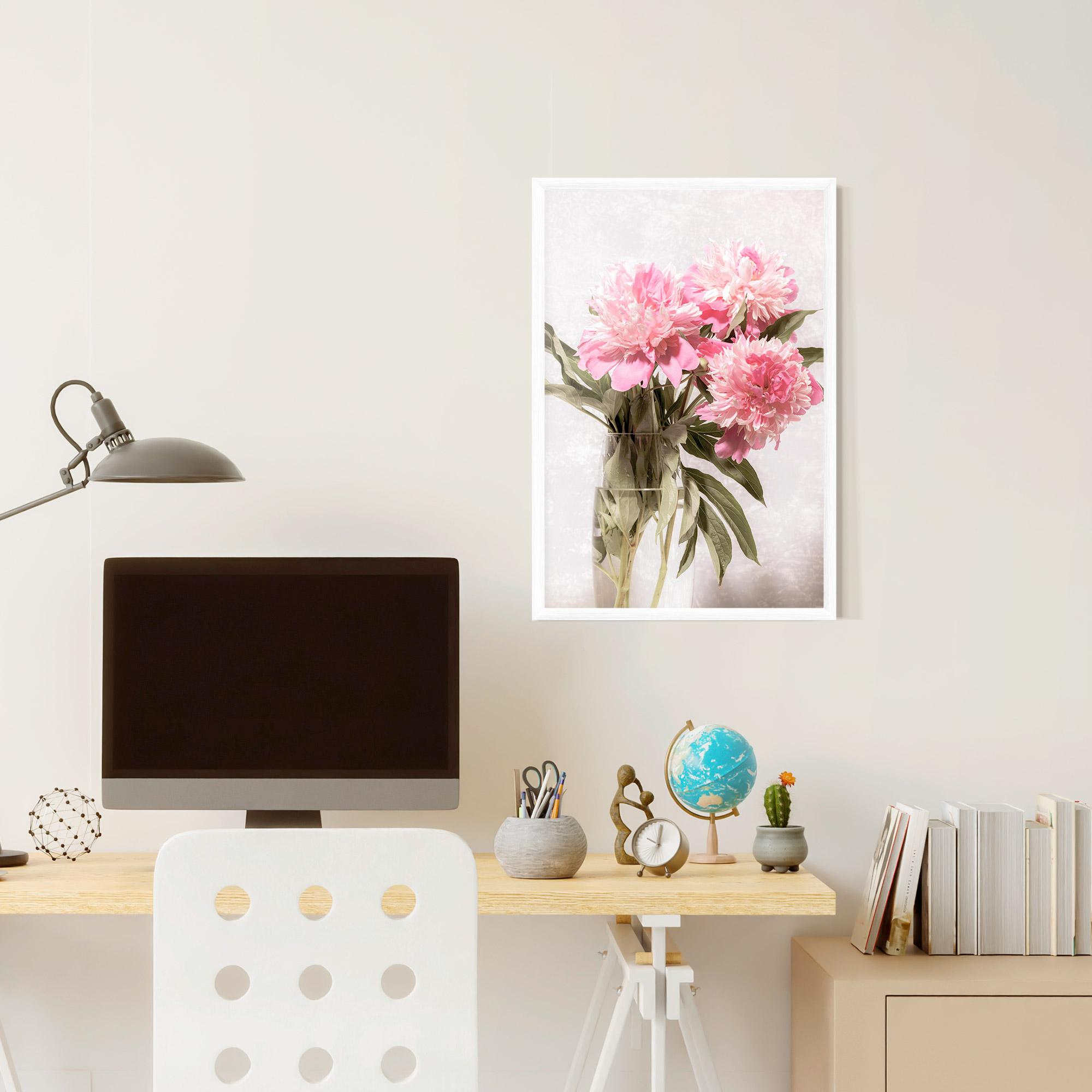 Gerahmte Poster Bouquet Vase mockup 6