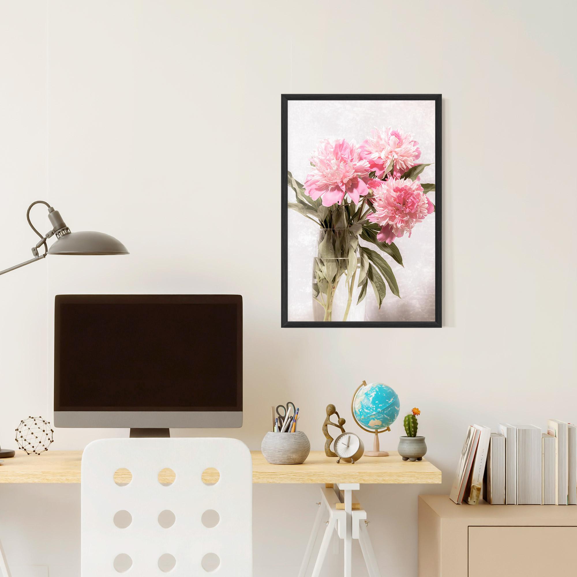 Gerahmte Poster Bouquet Vase mockup 6