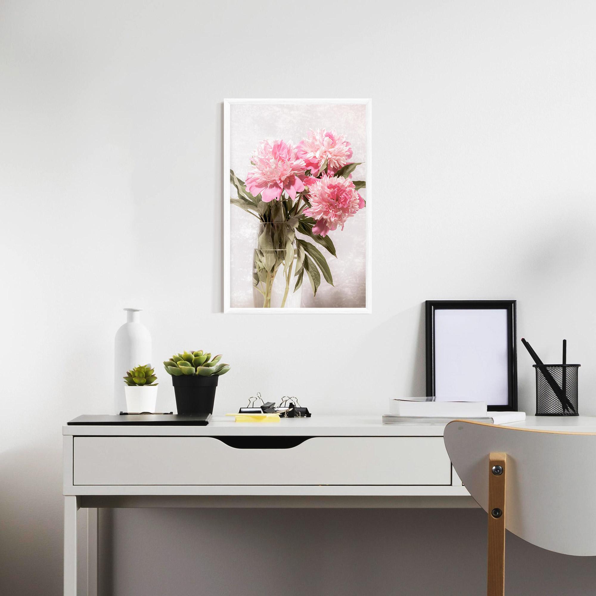 Gerahmte Poster Bouquet Vase mockup 7