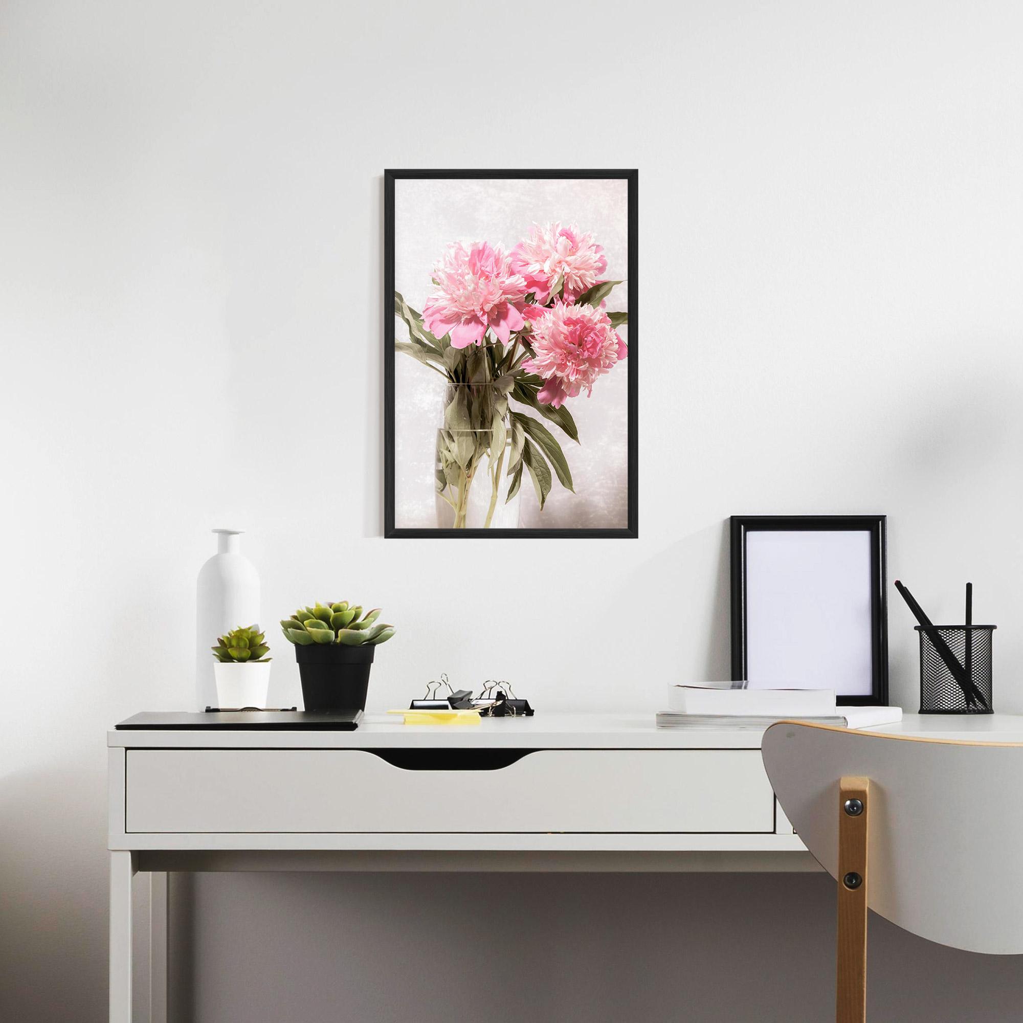 Gerahmte Poster Bouquet Vase mockup 7