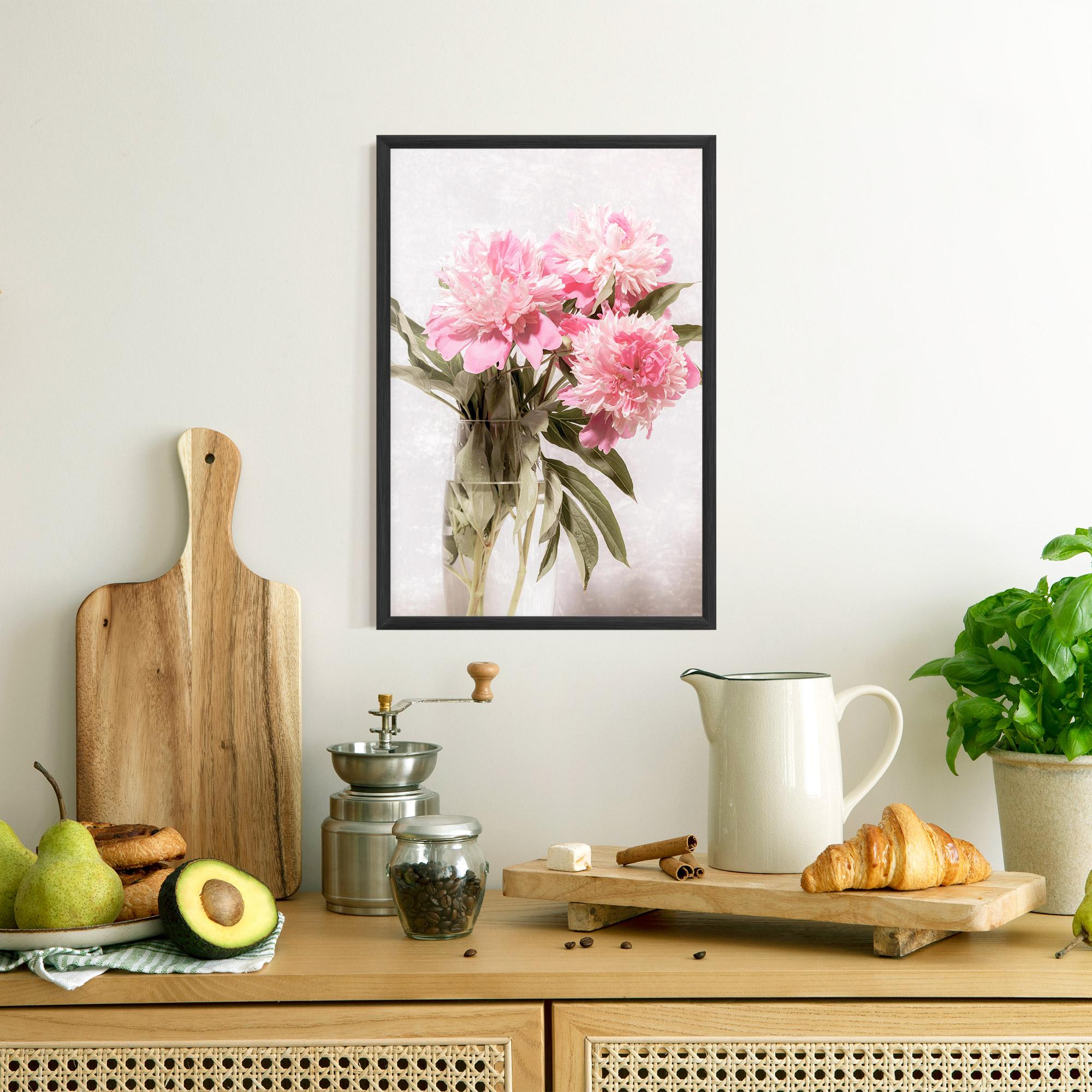 Gerahmte Poster Bouquet Vase mockup 8