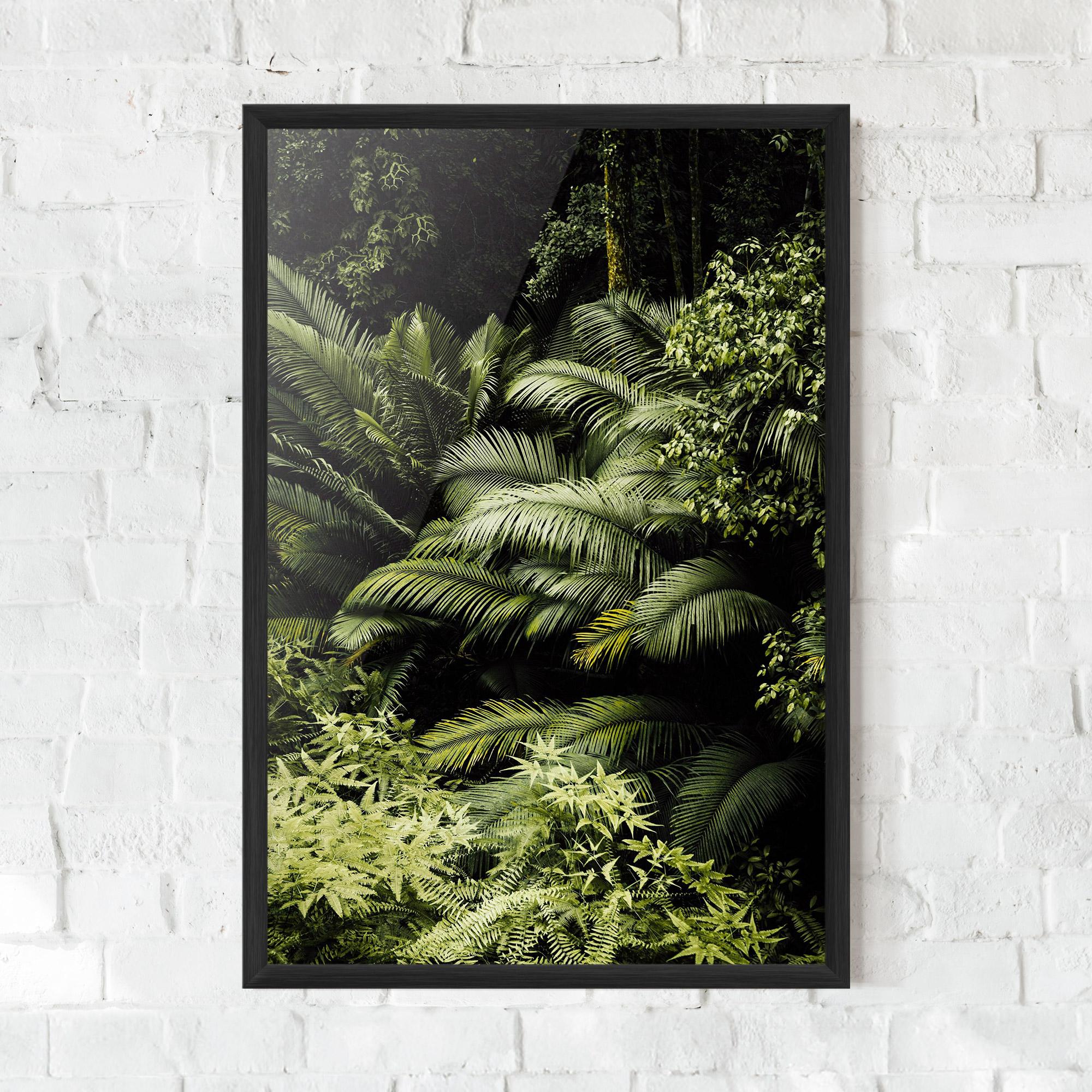 Gerahmte Poster Into The Jungle mockup 0