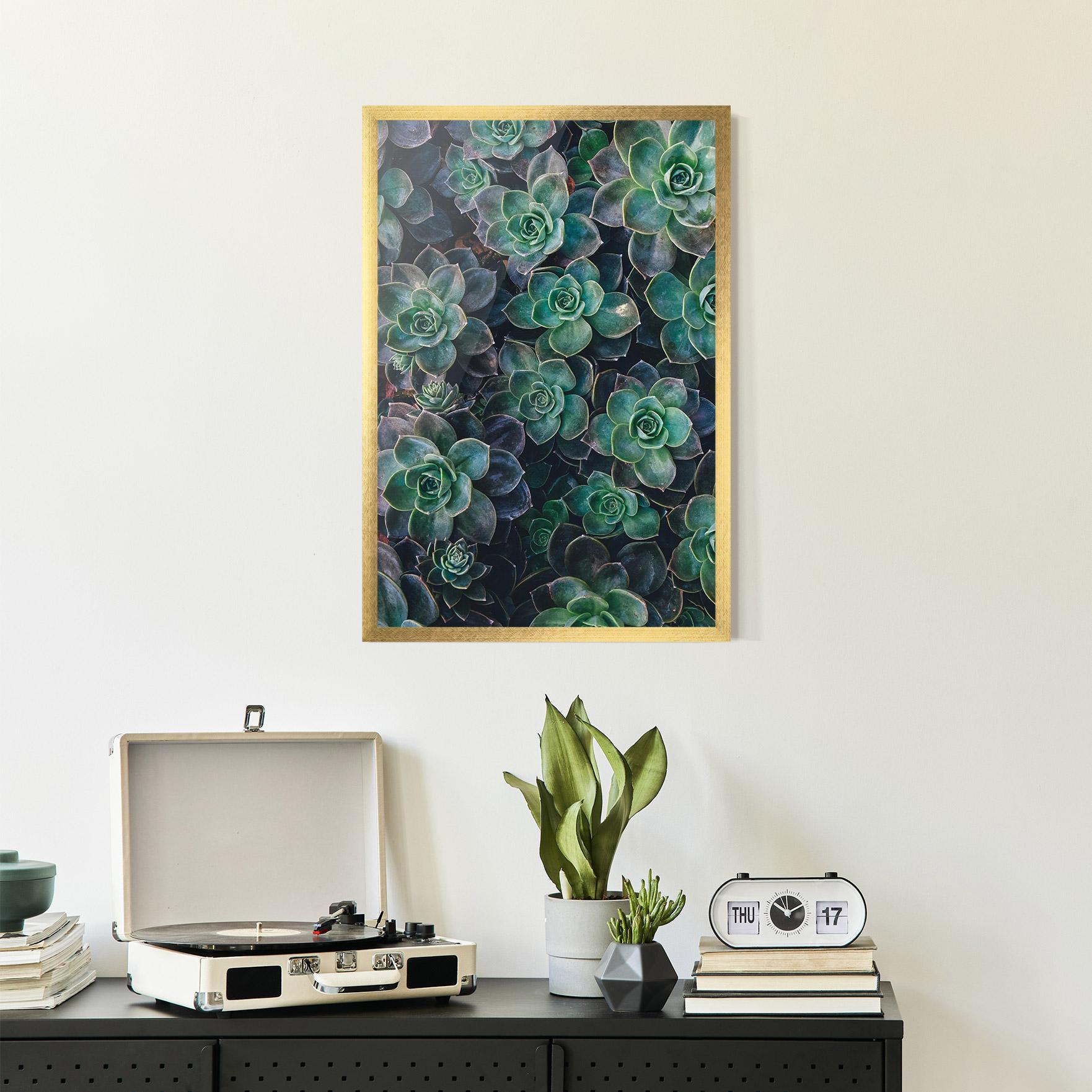 Gerahmte Poster Green Lilac Tree mockup 2