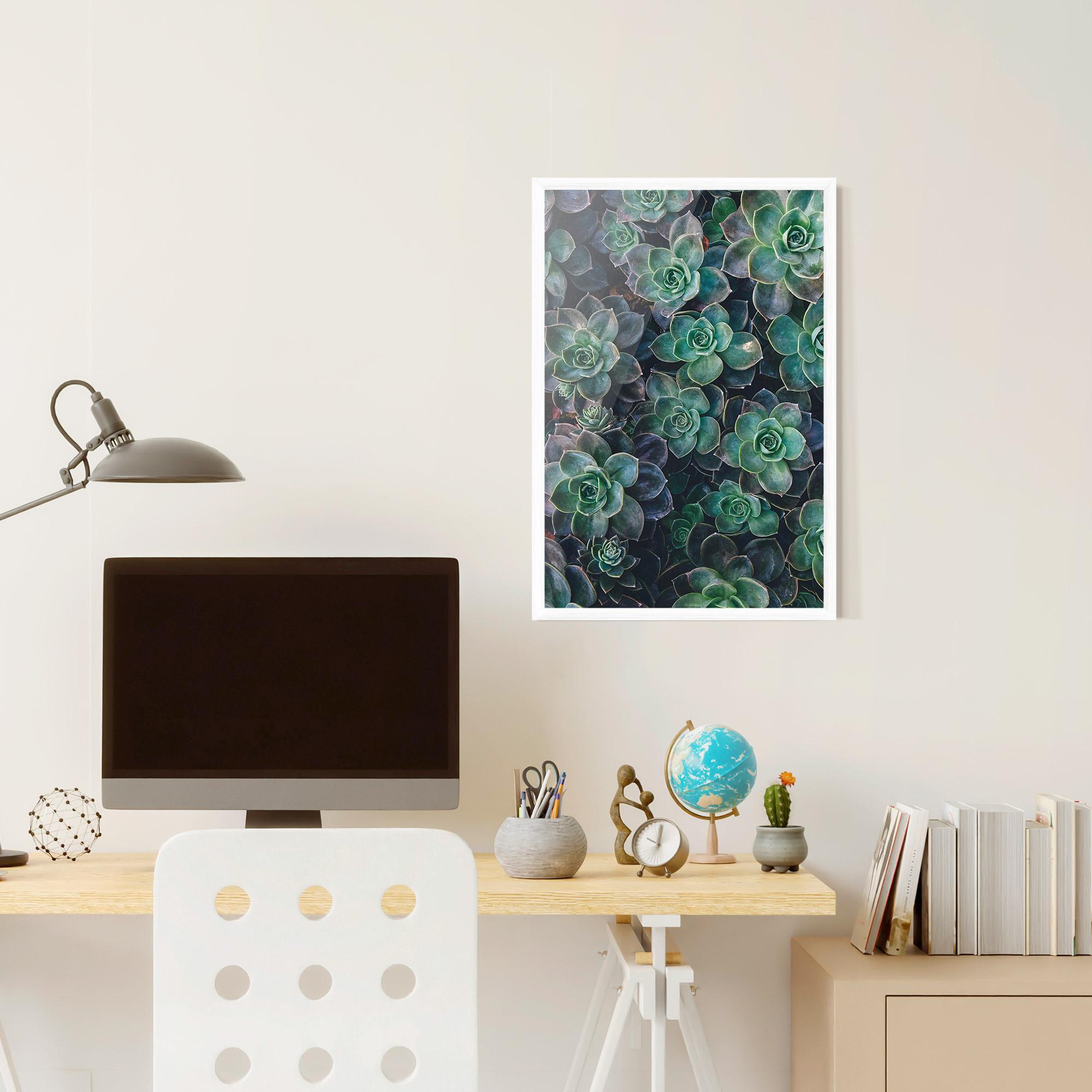 Gerahmte Poster Green Lilac Tree mockup 6