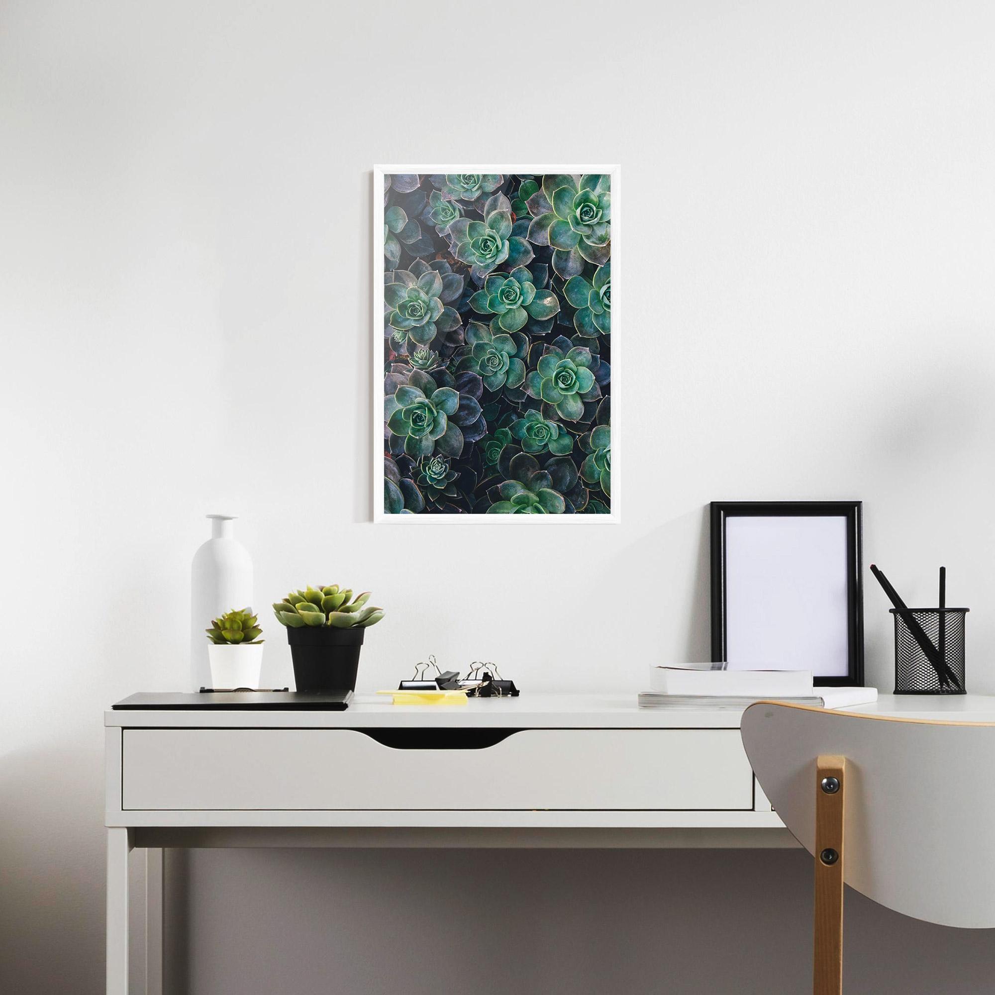 Gerahmte Poster Green Lilac Tree mockup 7