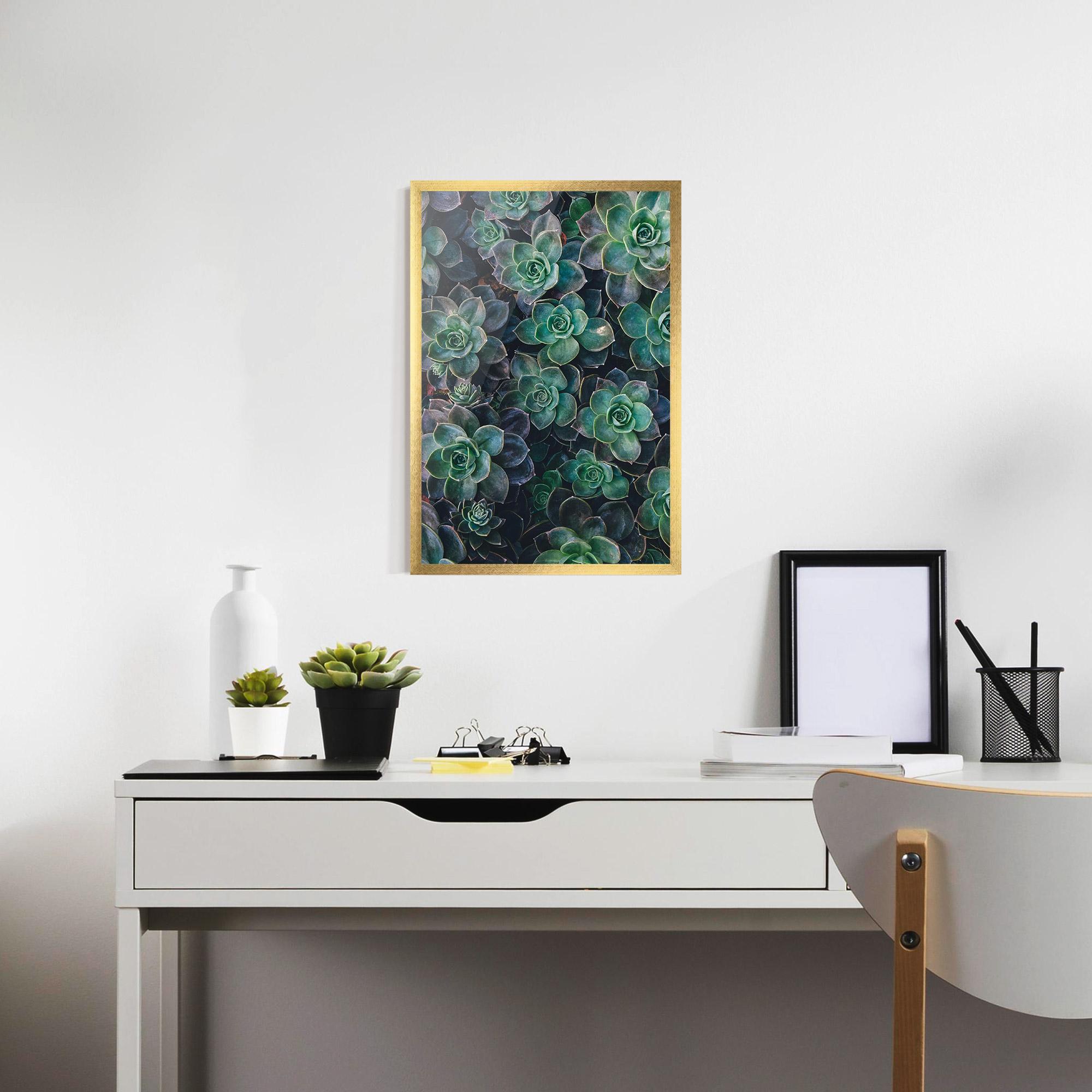 Gerahmte Poster Green Lilac Tree mockup 7