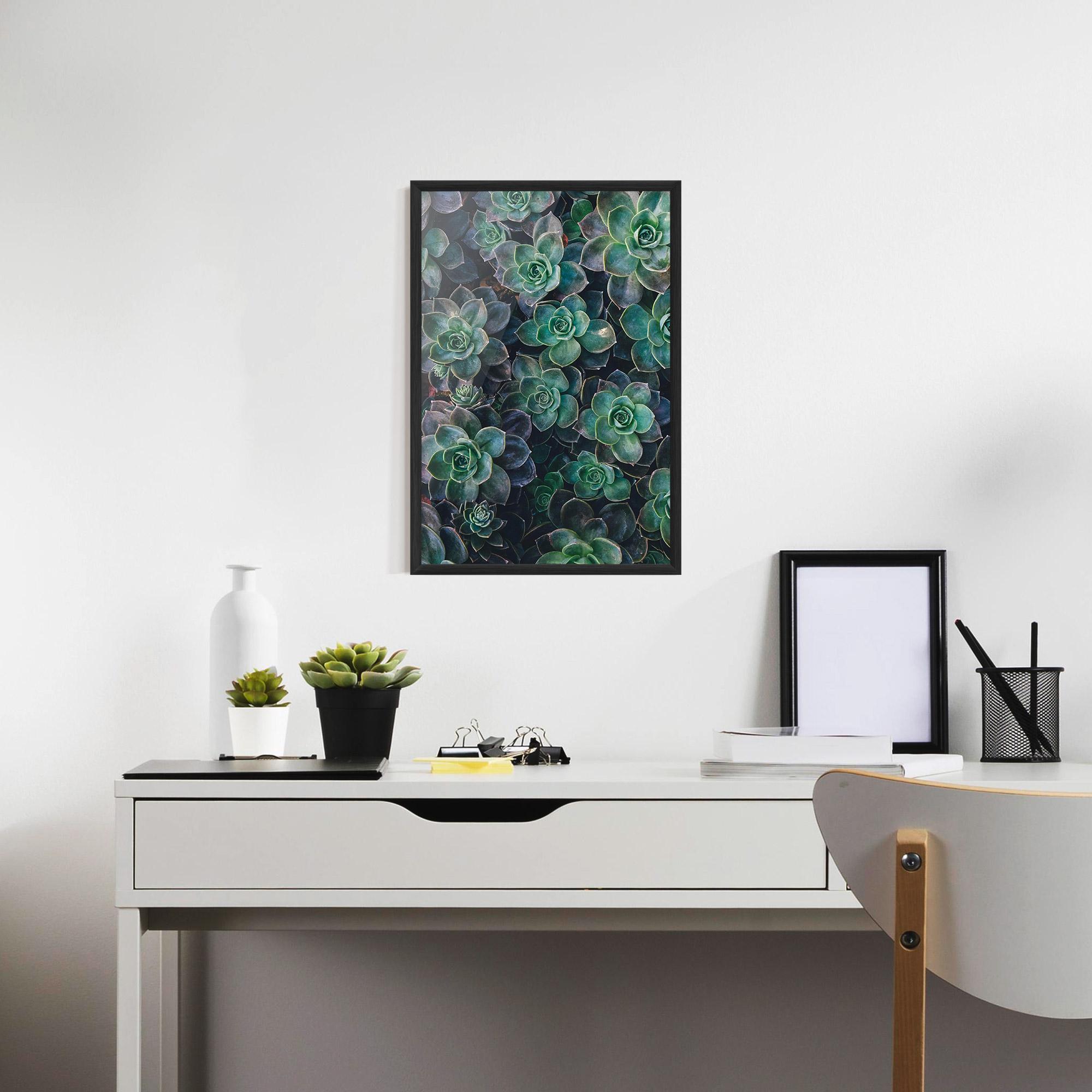 Gerahmte Poster Green Lilac Tree mockup 7