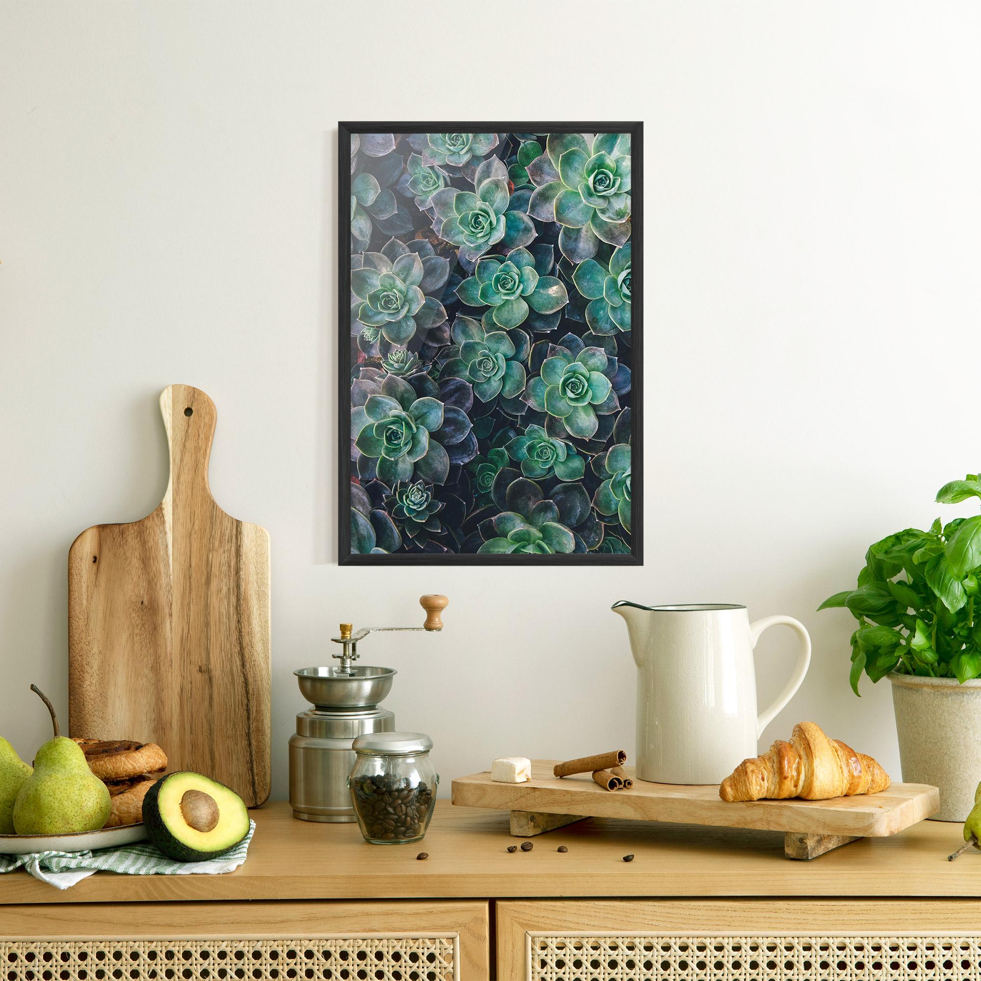 Gerahmte Poster Green Lilac Tree mockup 8