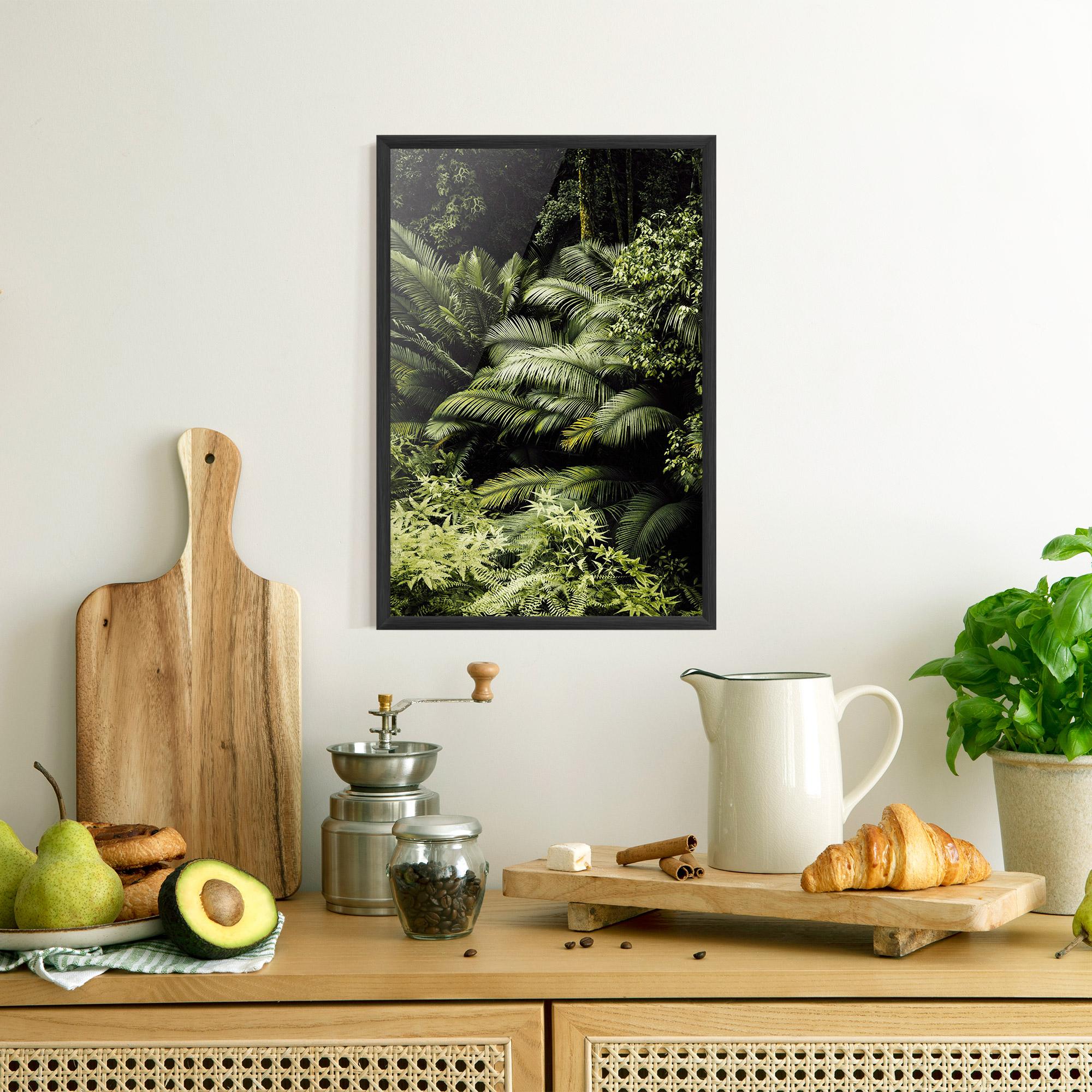 Gerahmte Poster Into The Jungle mockup 8