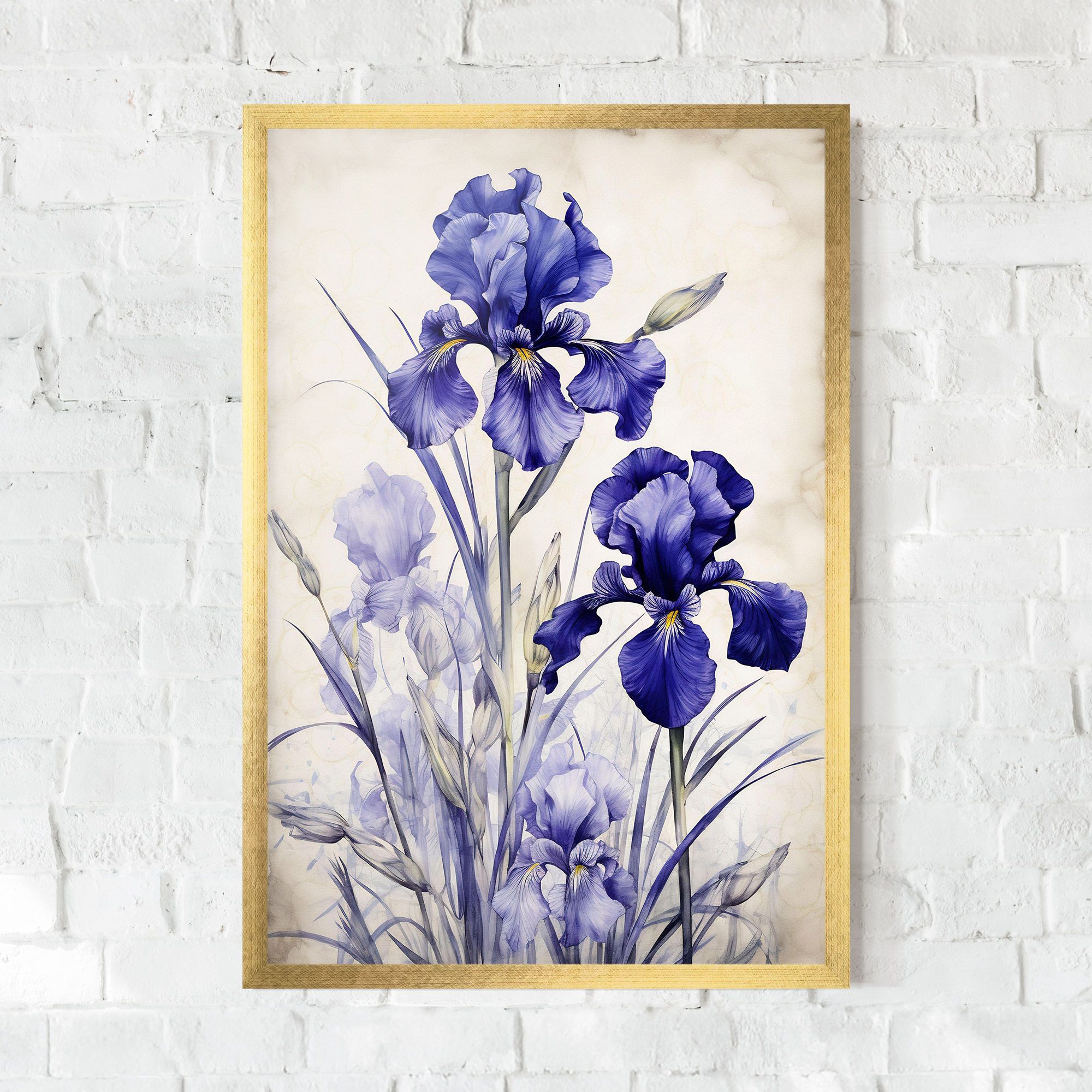 Irises Painting mockup 0