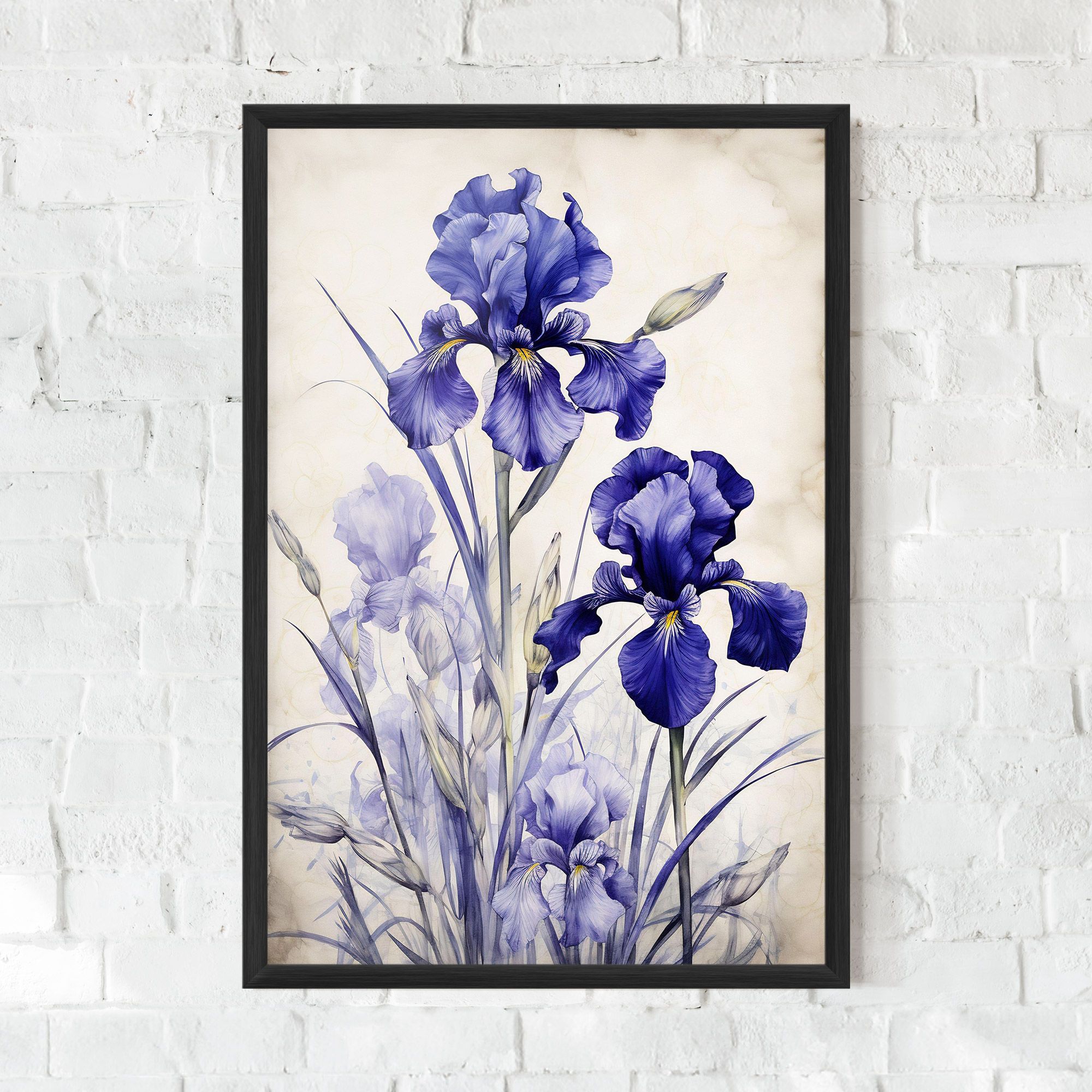 Irises Painting mockup 0