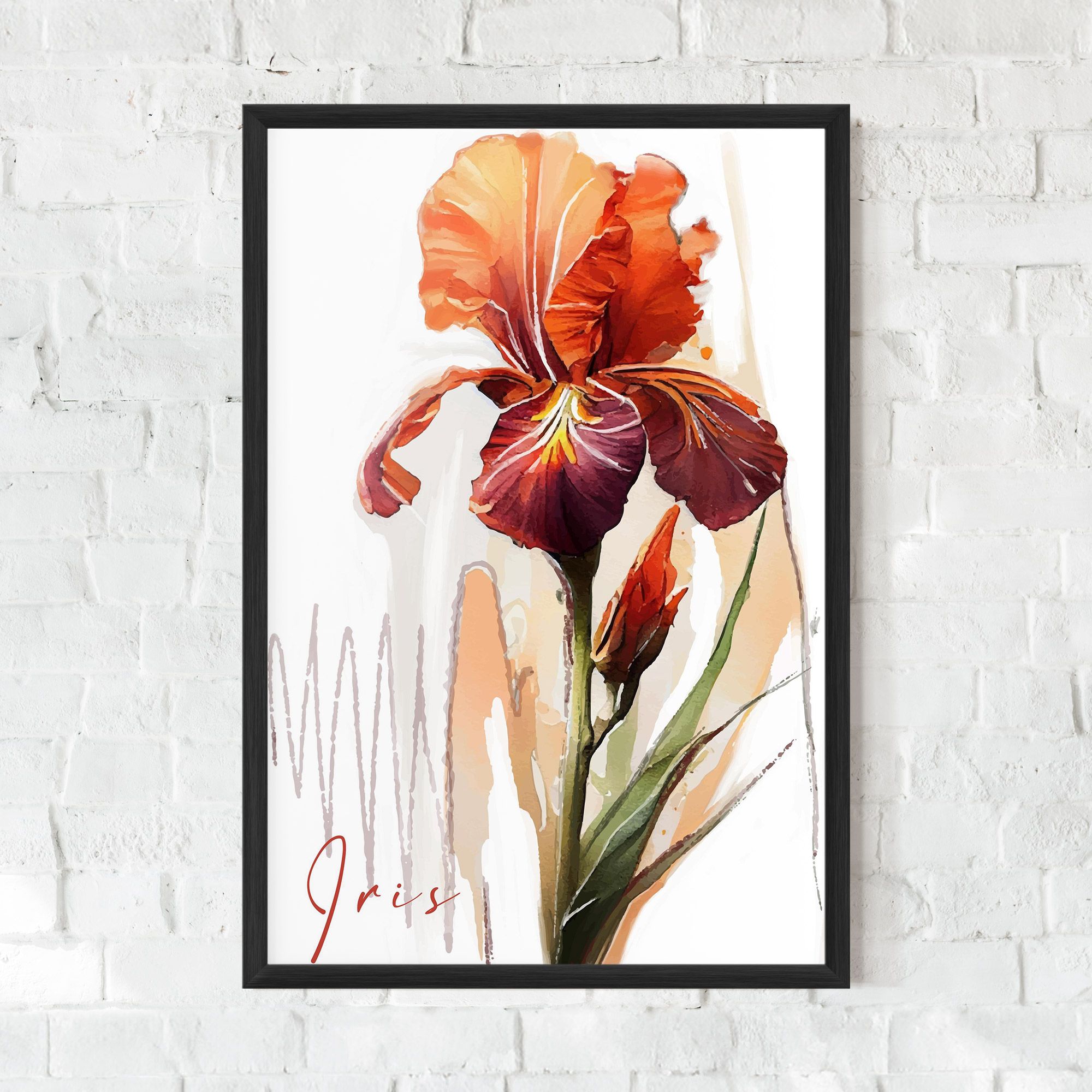 Orange Iris mockup 0