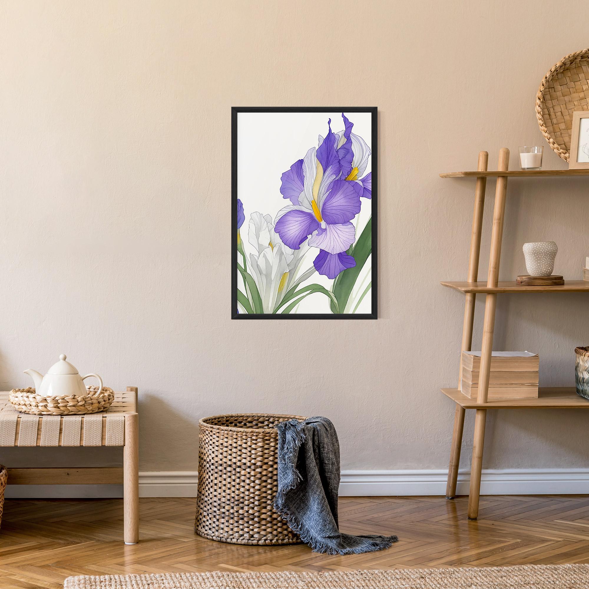 Gerahmte Poster Irirs Hand Drawn mockup 9