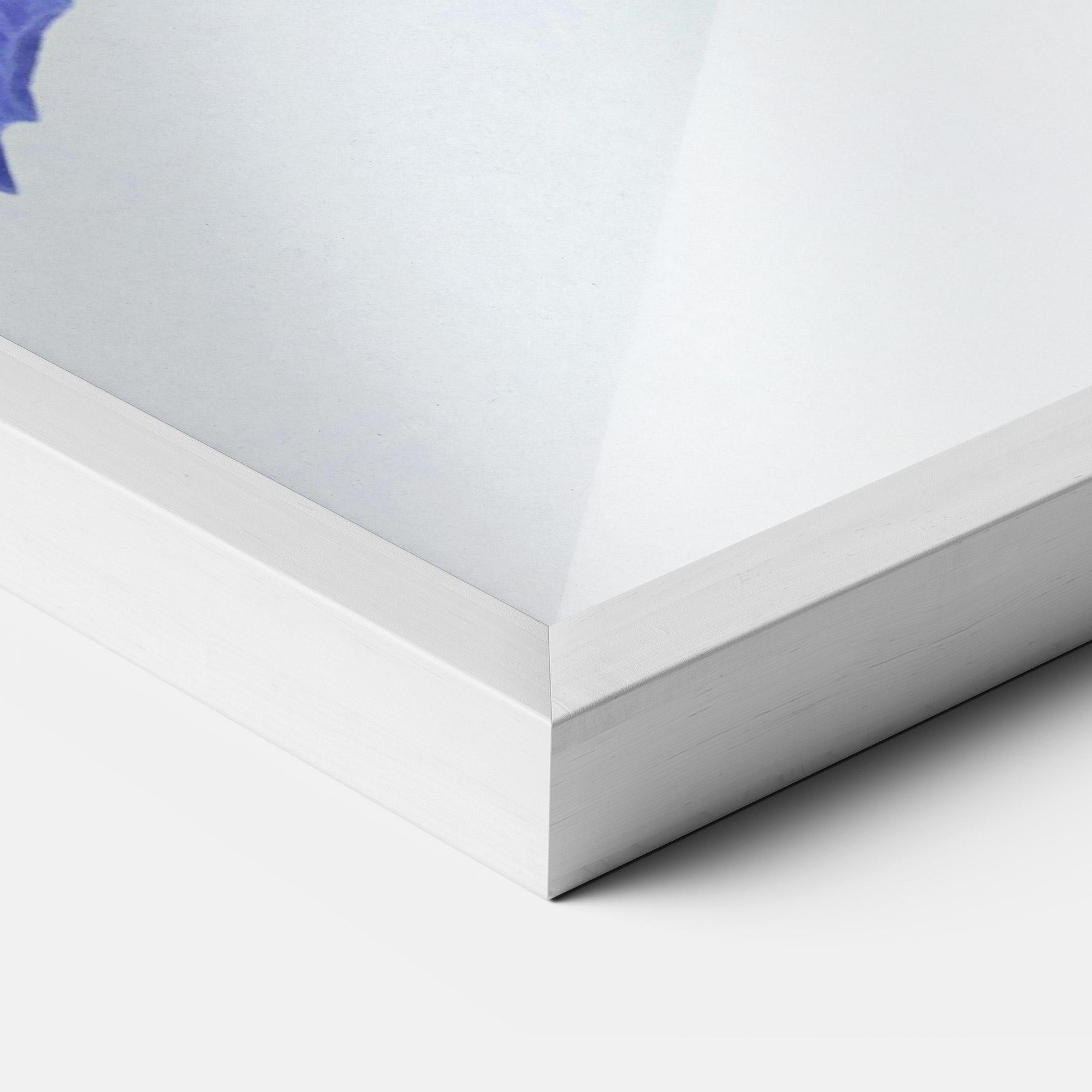 Gerahmte Poster Yellow Color Iris mockup 3