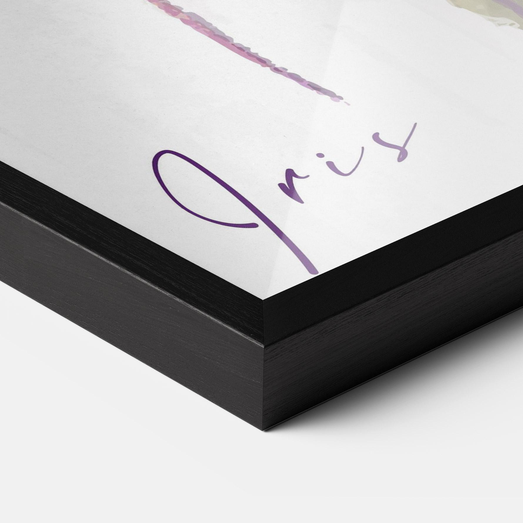 Gerahmte Poster Iris Drop mockup 3