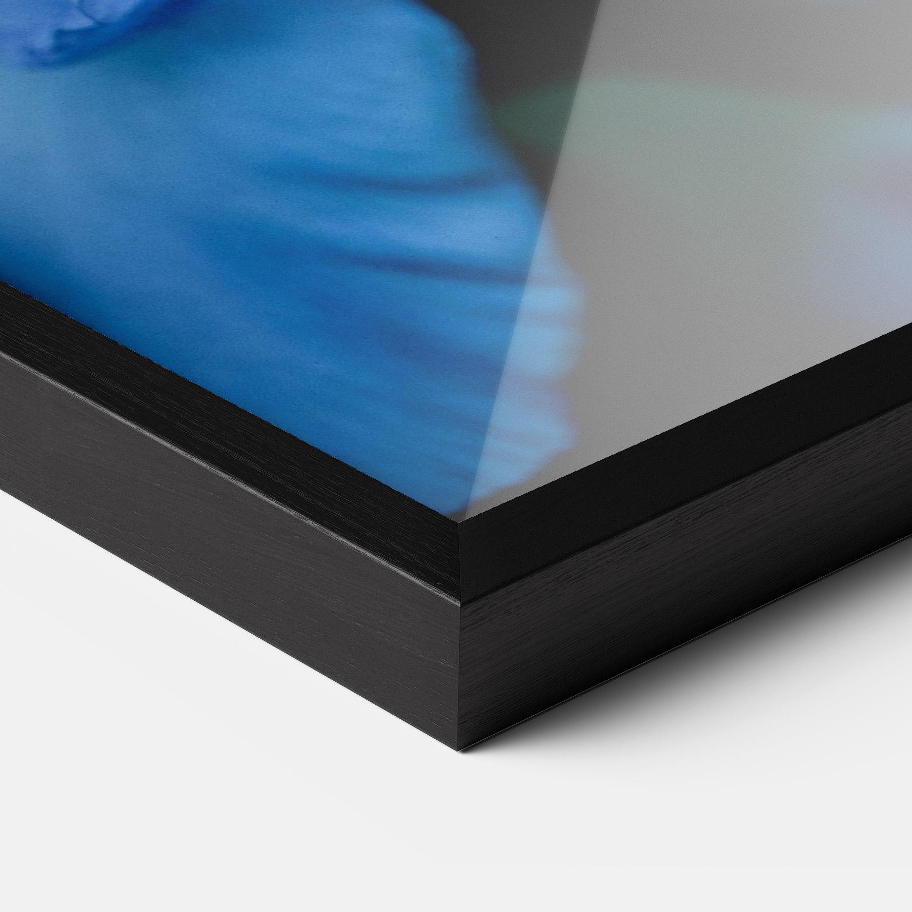 Gerahmte Poster Ocean Blue Iris mockup 3