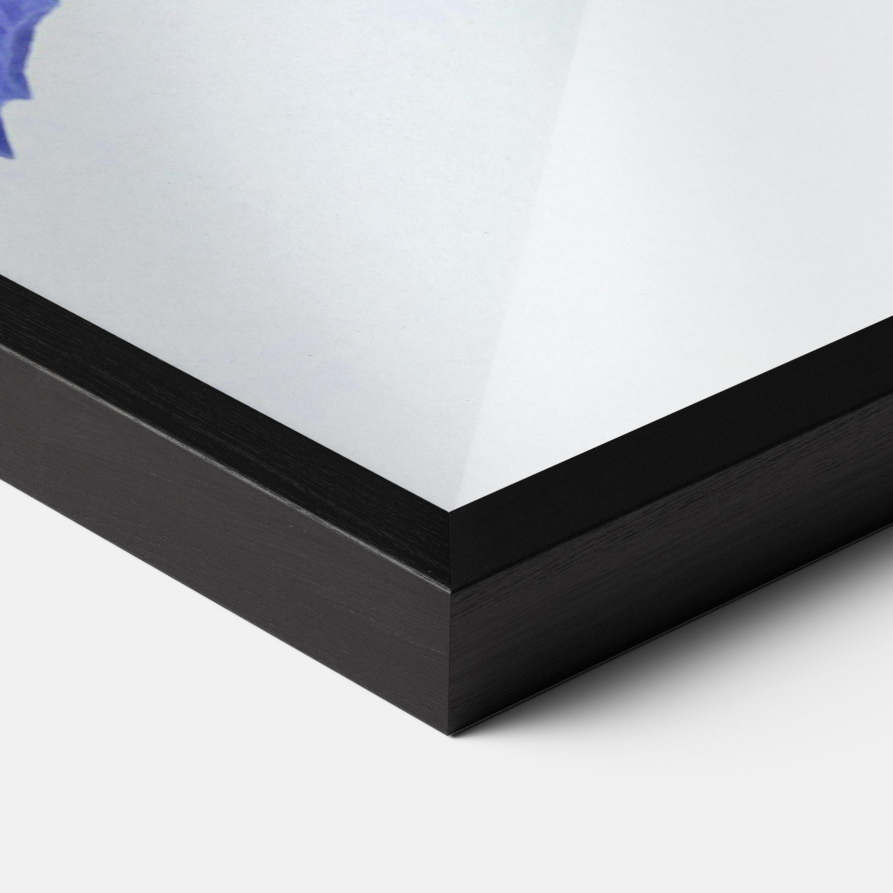 Gerahmte Poster Yellow Color Iris mockup 3