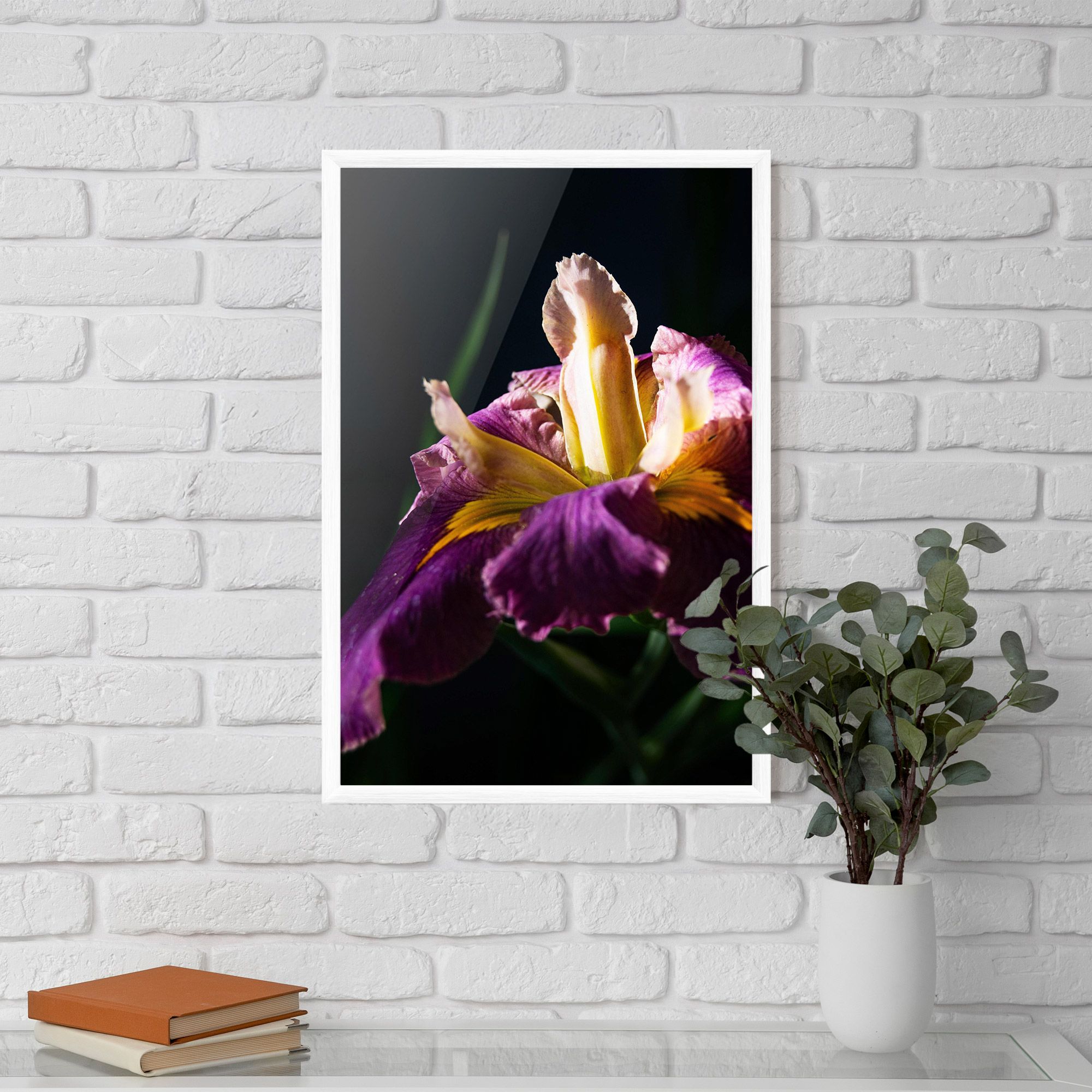 Pastel Yellow Iris mockup 5