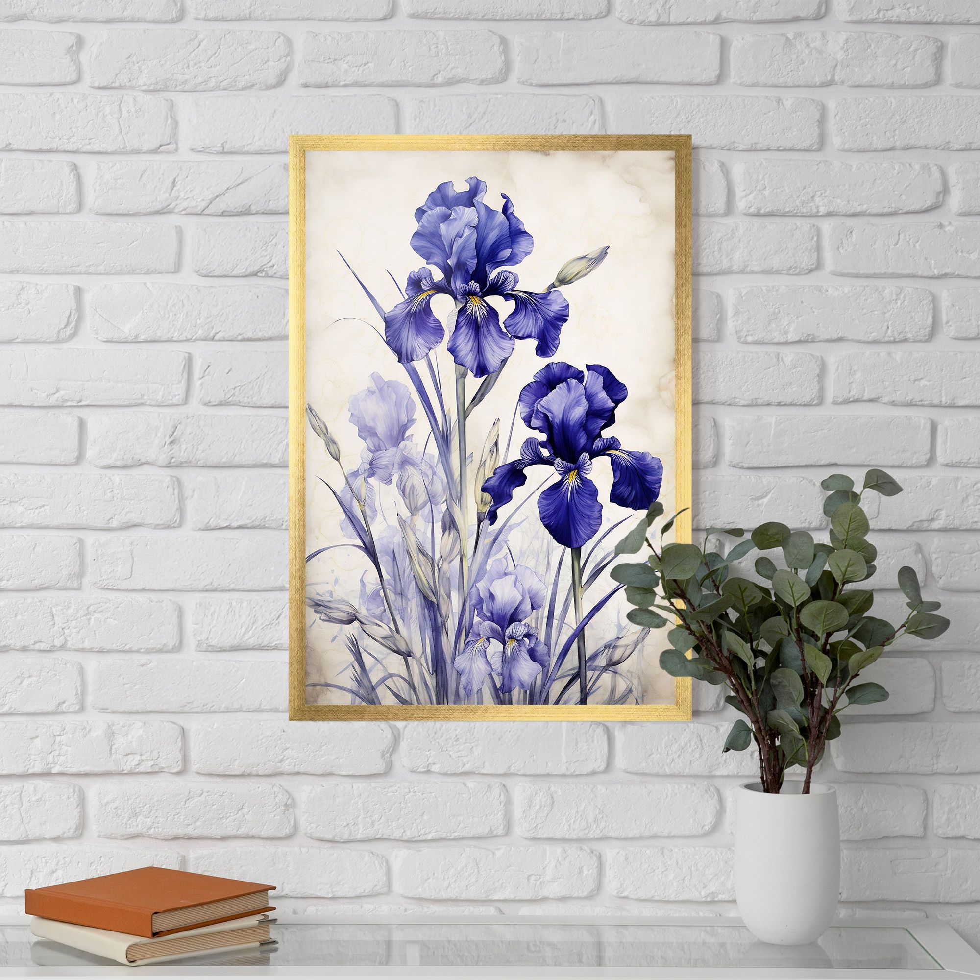 Irises Painting mockup 5