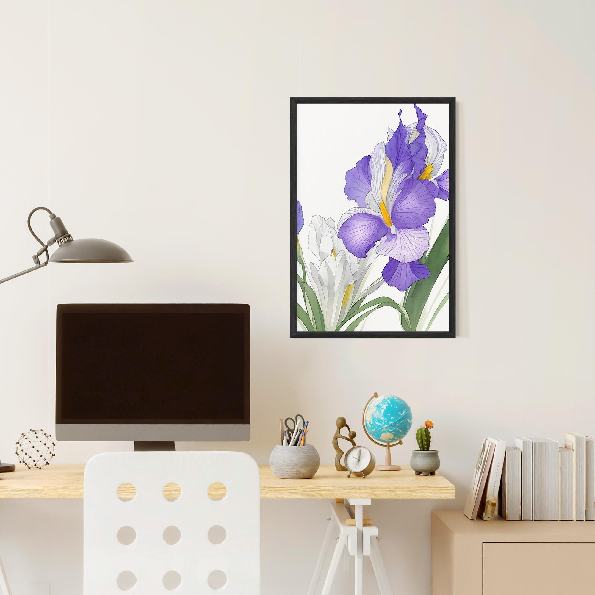 Gerahmte Poster Irirs Hand Drawn mockup 6