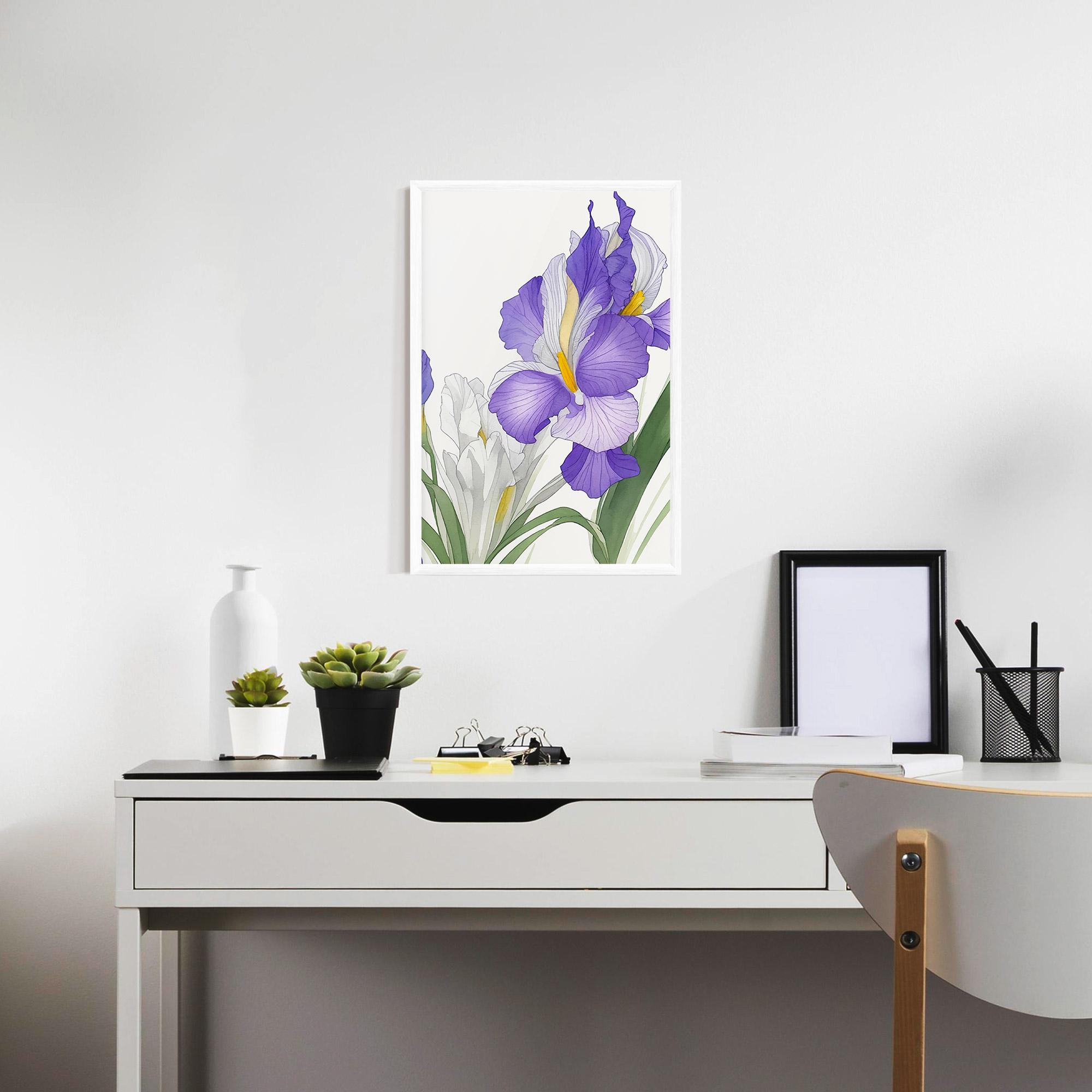 Gerahmte Poster Irirs Hand Drawn mockup 7