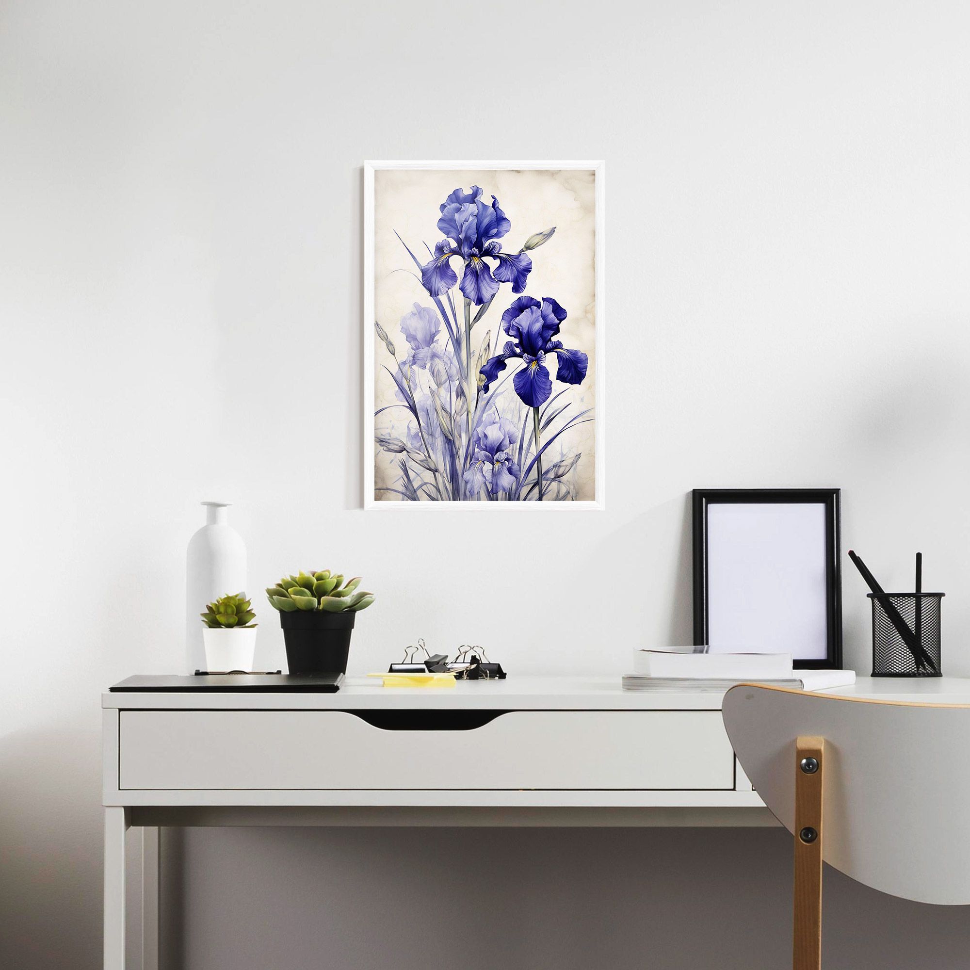 Irises Painting mockup 7