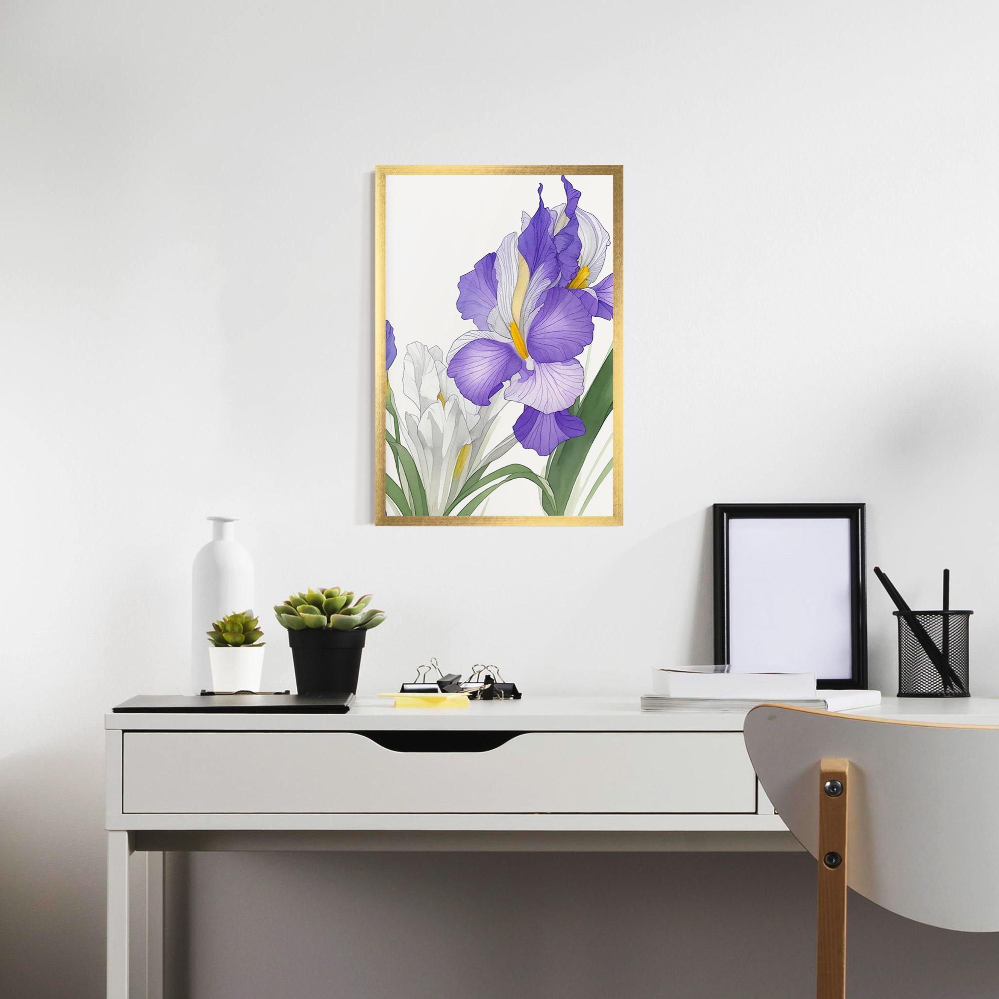 Gerahmte Poster Irirs Hand Drawn mockup 7