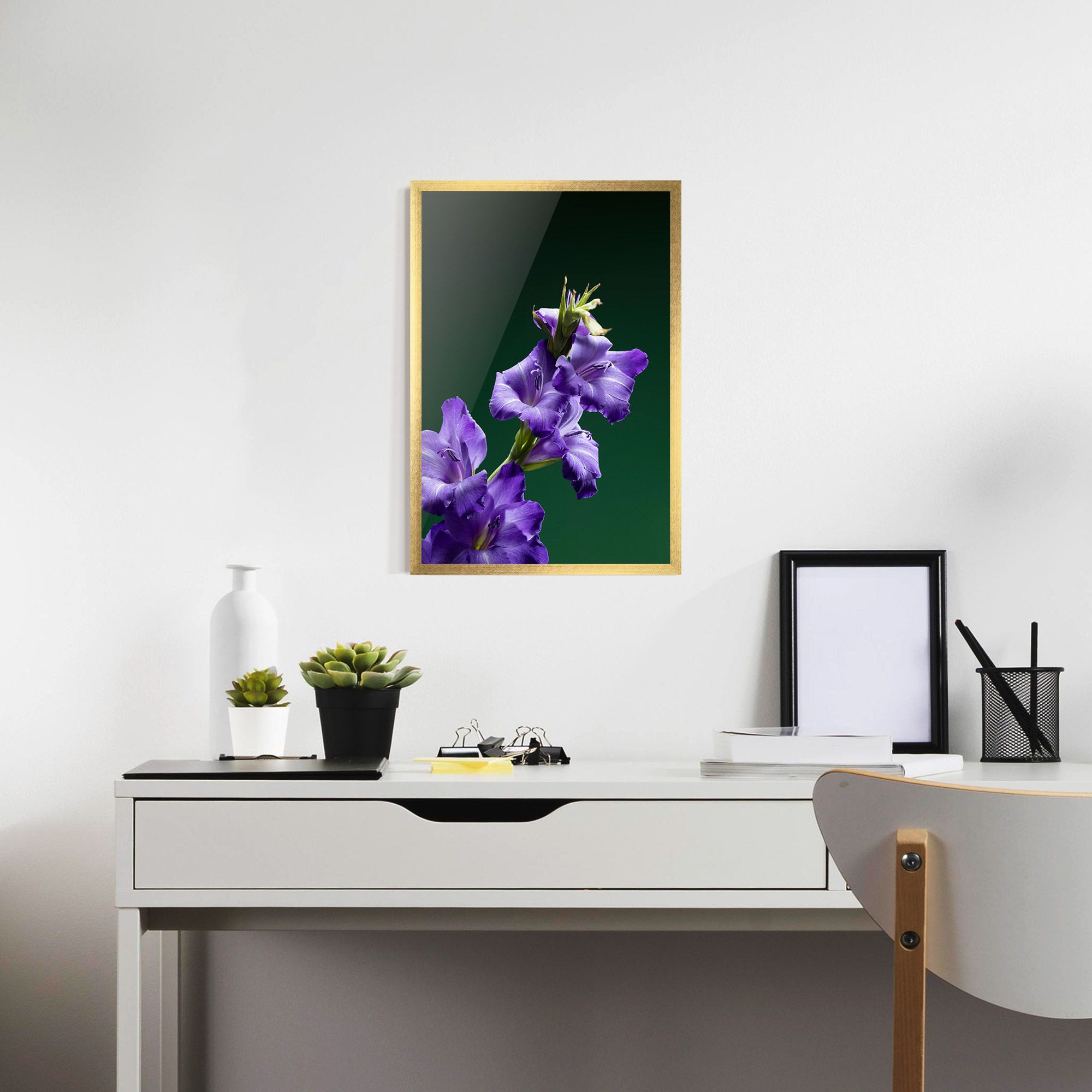 Iris On Green mockup 7