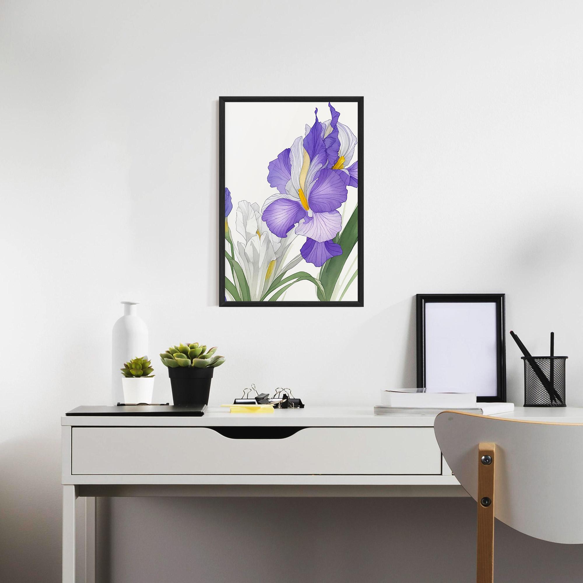 Gerahmte Poster Irirs Hand Drawn mockup 7