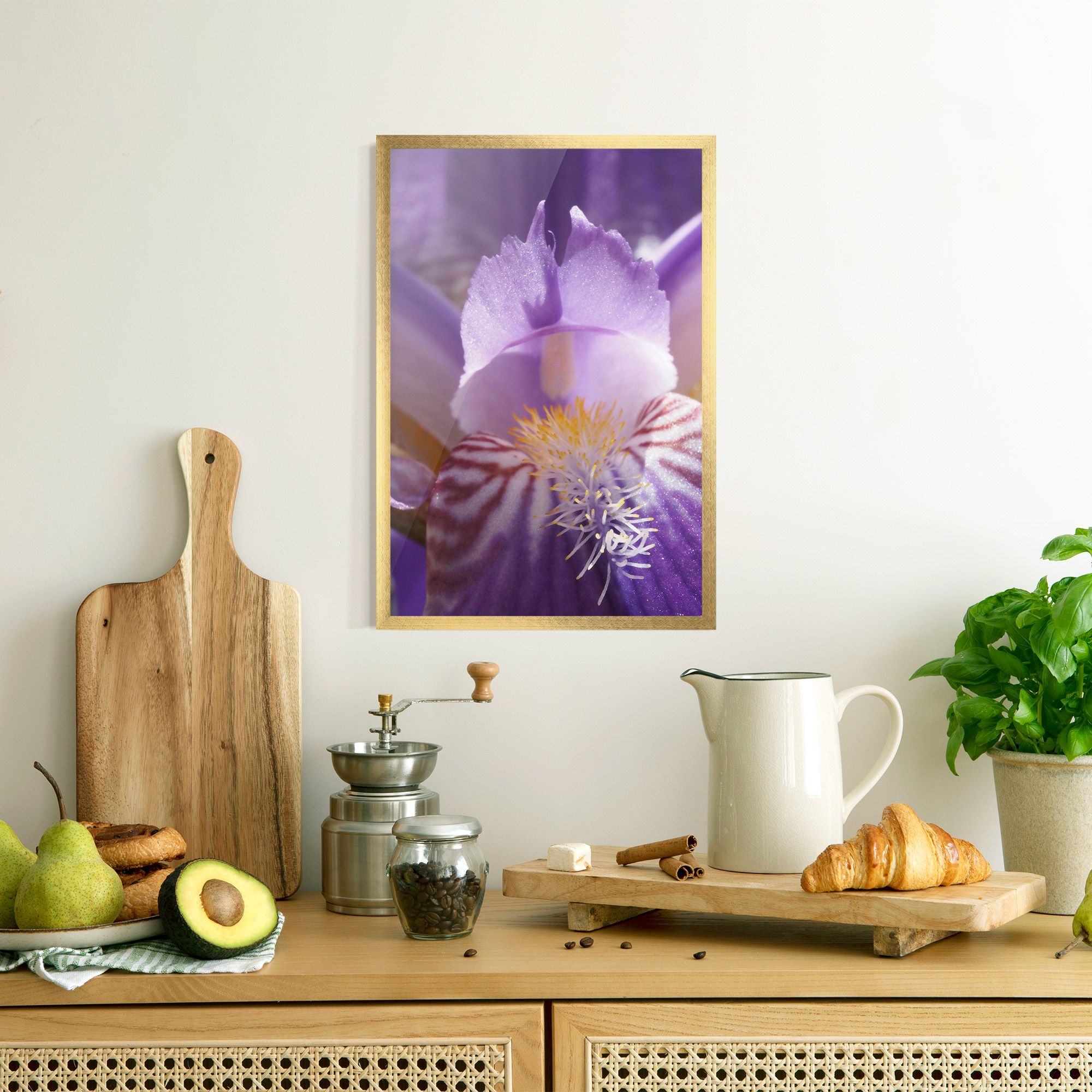 Purple Iris Close Up mockup 8