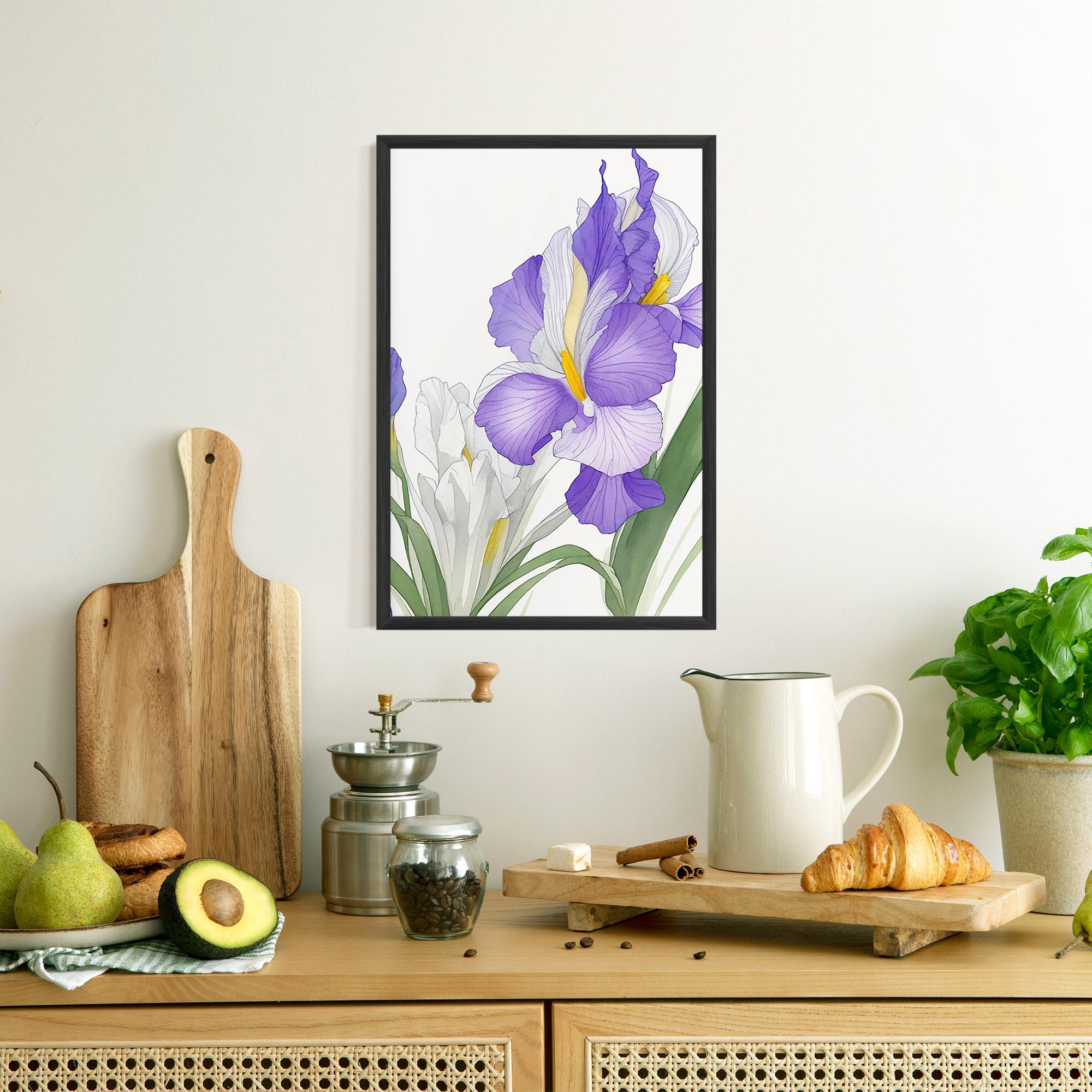 Gerahmte Poster Irirs Hand Drawn mockup 8