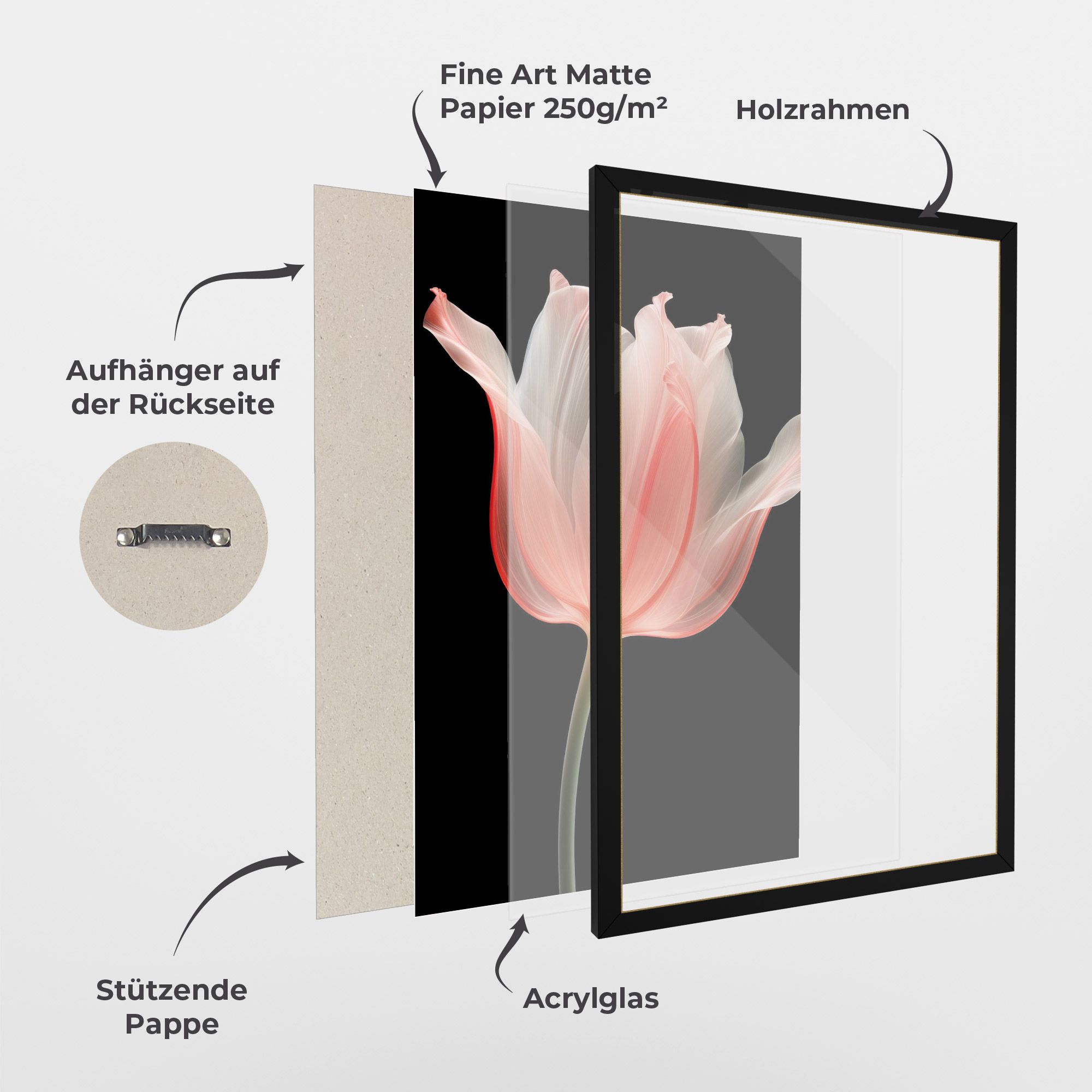 Pastel Pink Tulip mockup 1