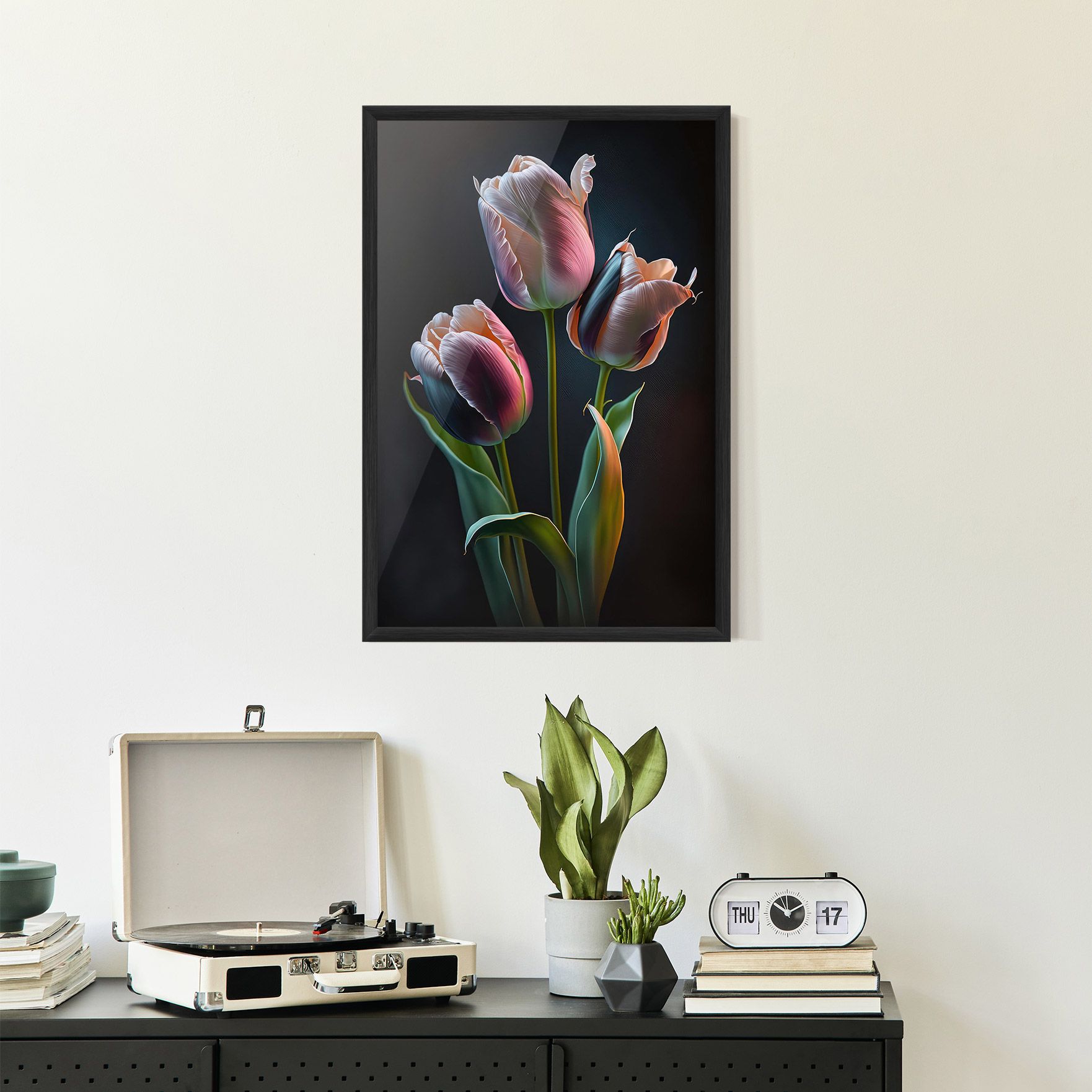 Light Purple Tulips mockup 2