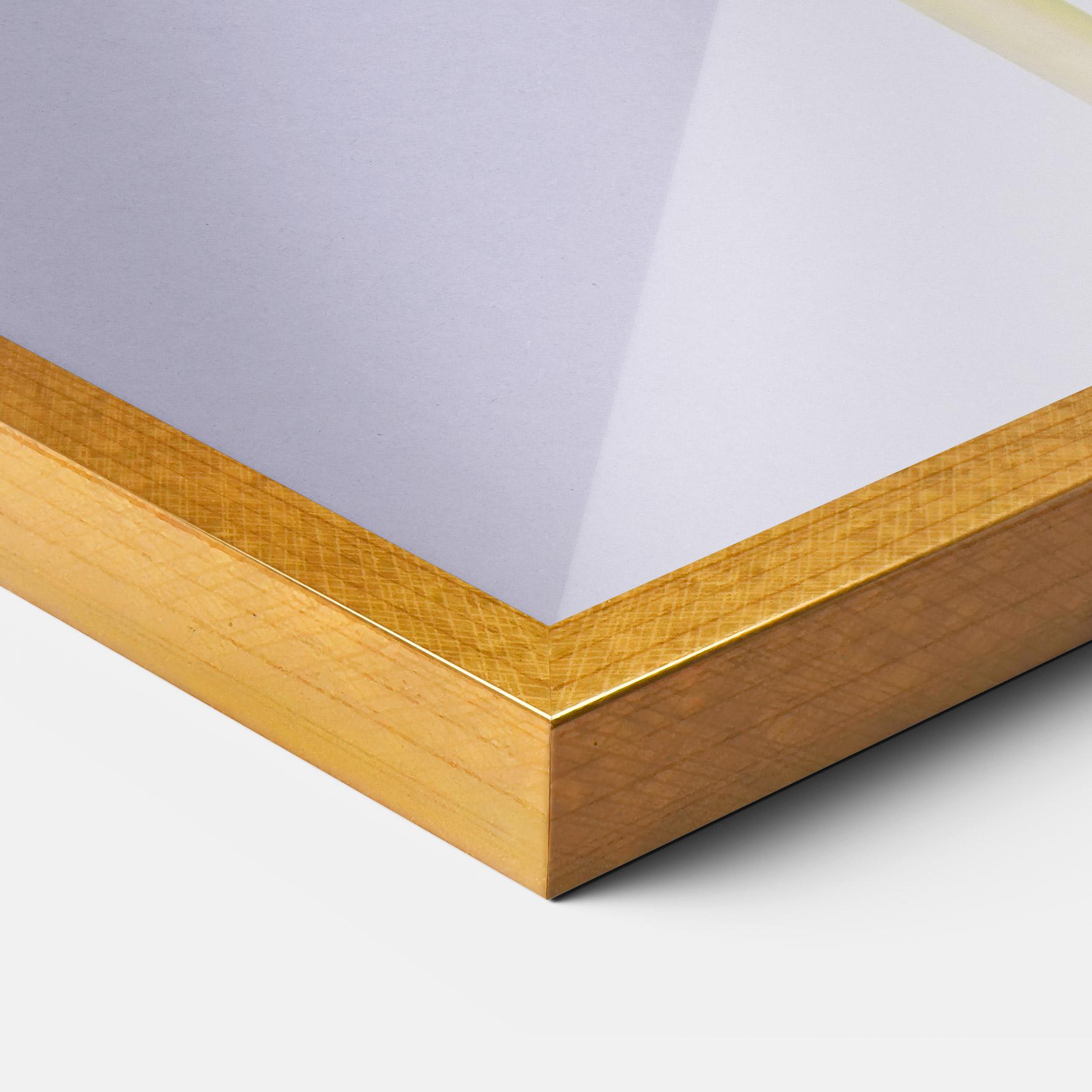 Gerahmte Poster One Yellow Tulip mockup 3