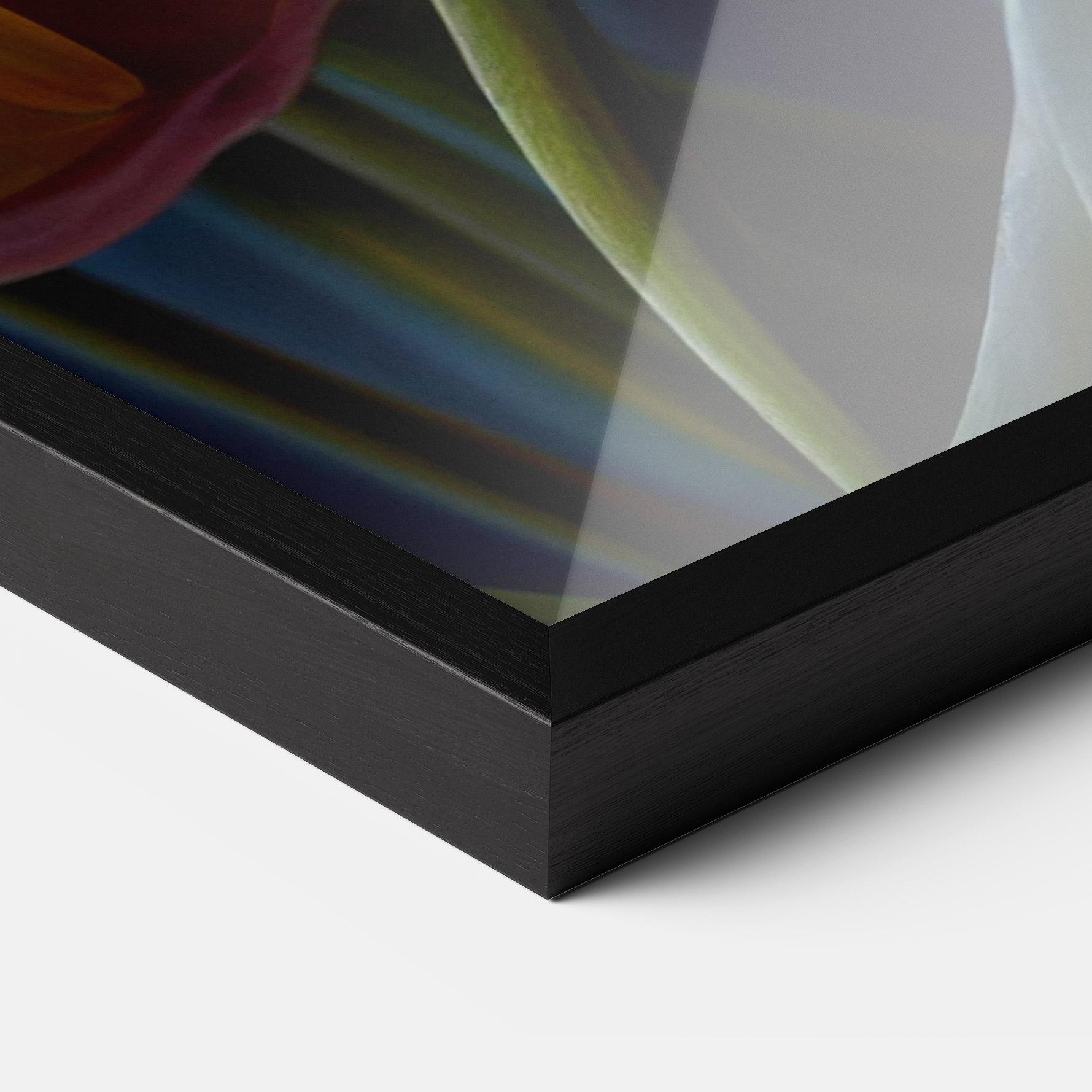 Gerahmte Poster Pretty Yellow Tulips mockup 3