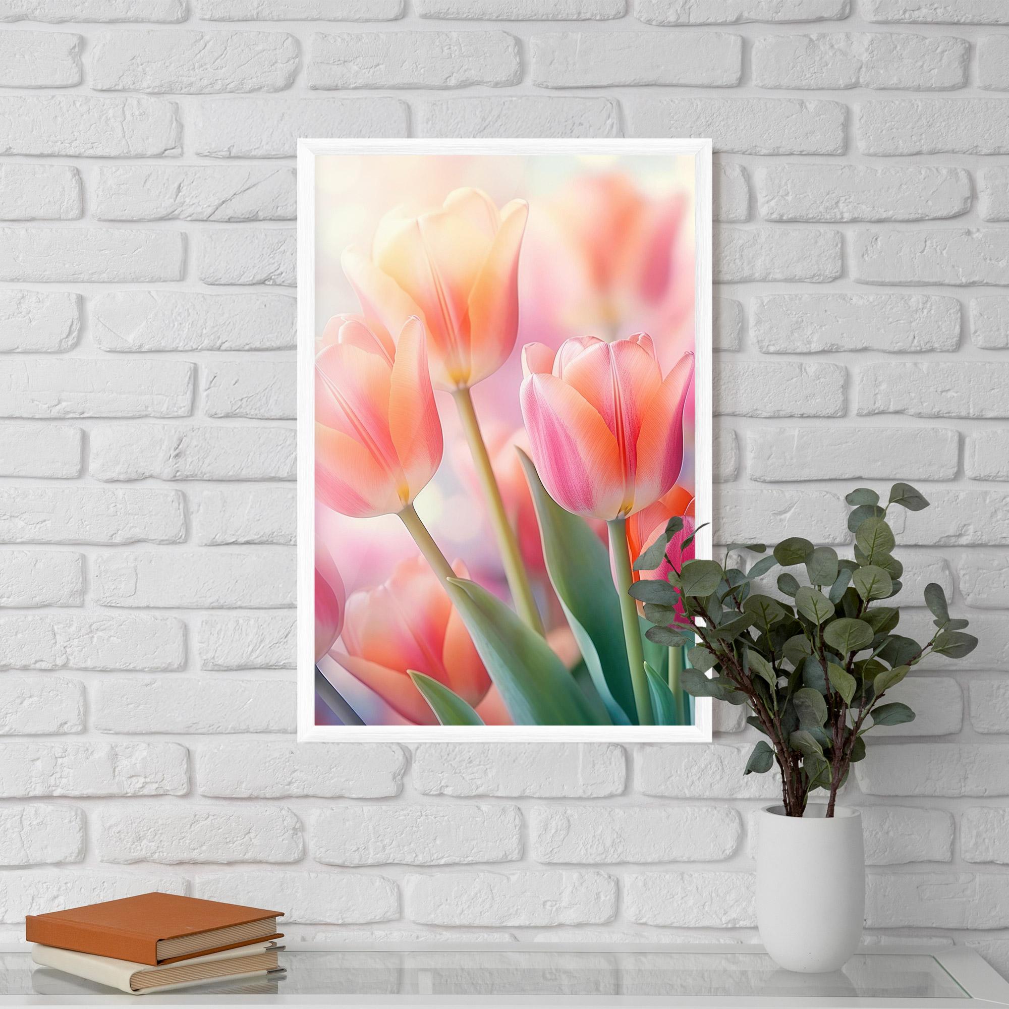 Gerahmte Poster Dreamy Tulips mockup 5